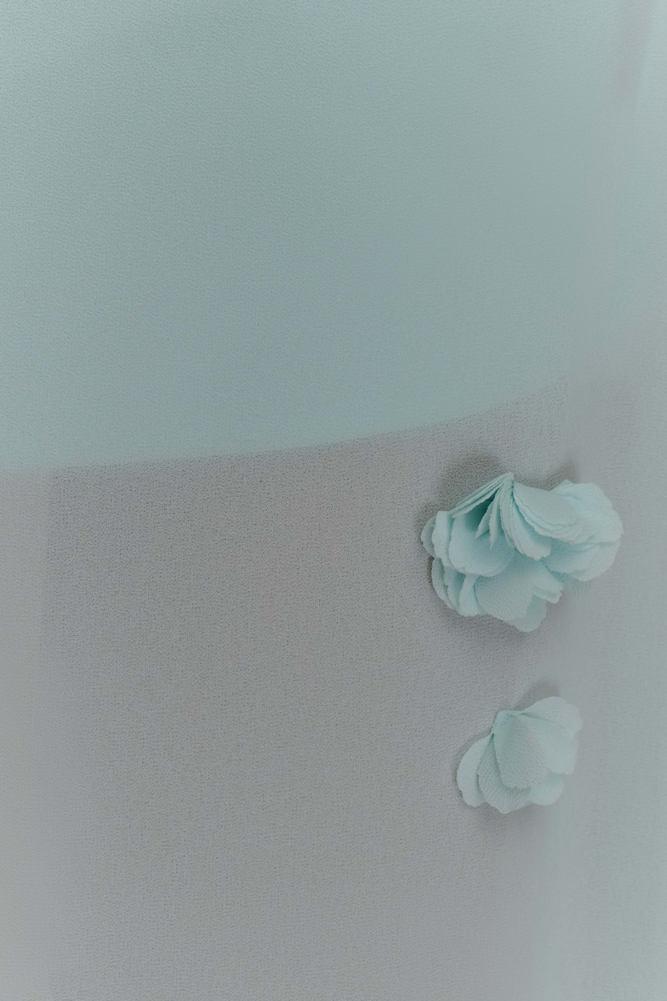 Rosalie Floral Chiffon Maxi Dress - Lagoon、mySite、solidvoid