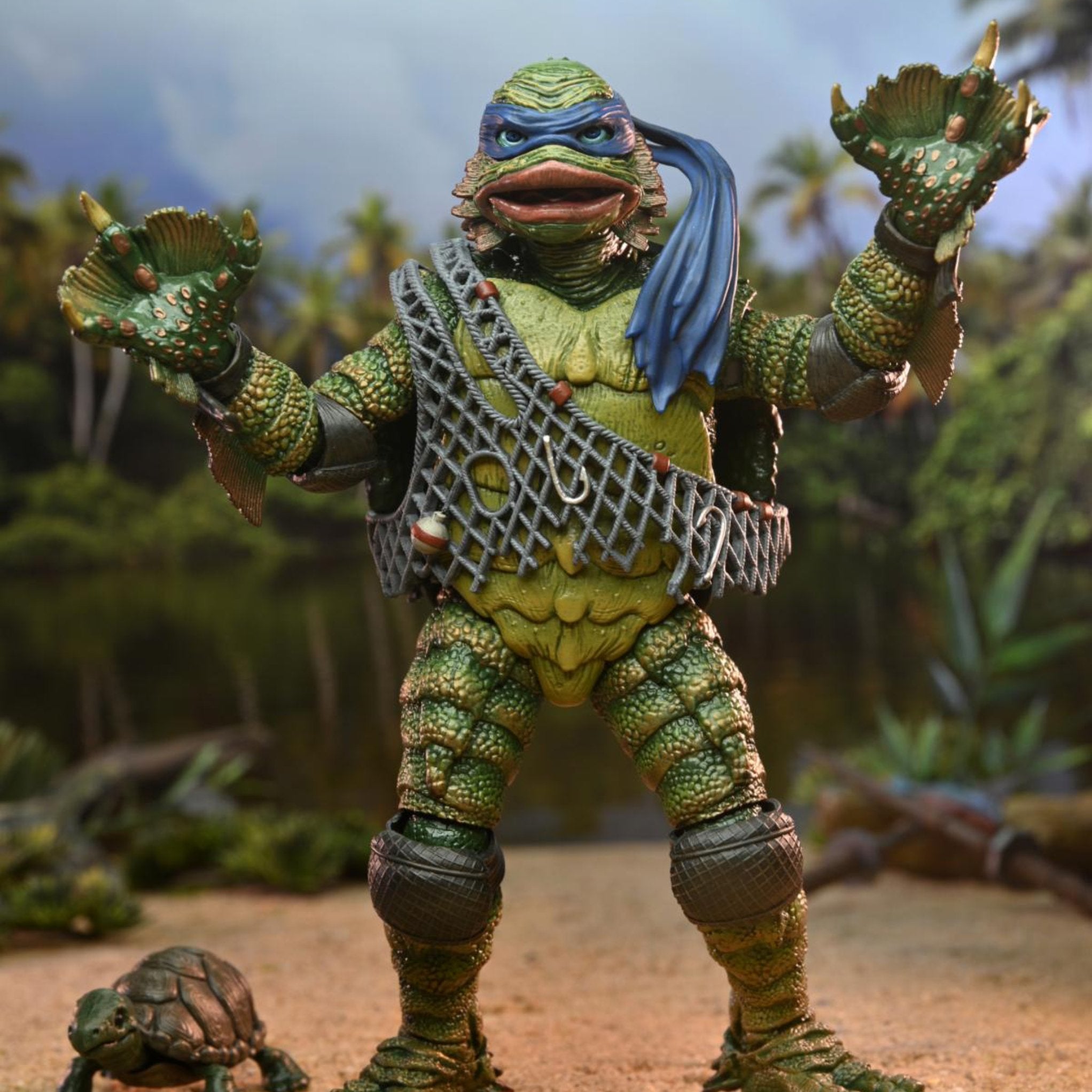 NECA Universal Monsters Teenage Mutant Ninja Turtles Leonardo as the Creature from the Black Lagoon、mySite、hgirdovlk