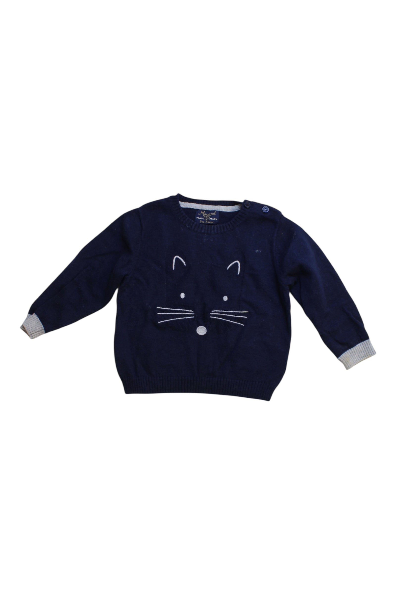 Mayoral Cat Knit Sweater 6-12M、mySite、g9winljtr