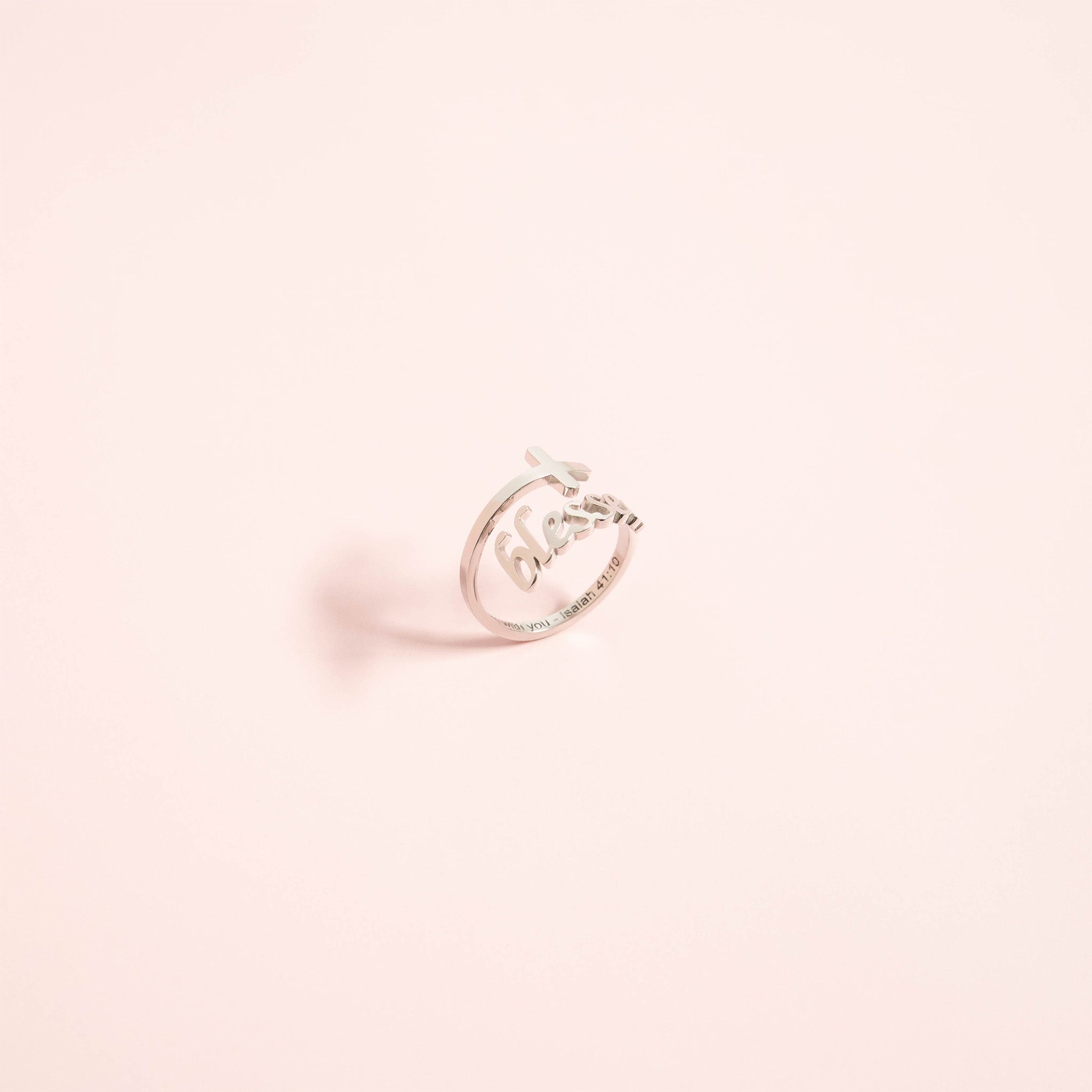 18K Gold PVD Stainless Steel Adjustable Blessed Ring / KSS0007、mySite、dreamappss