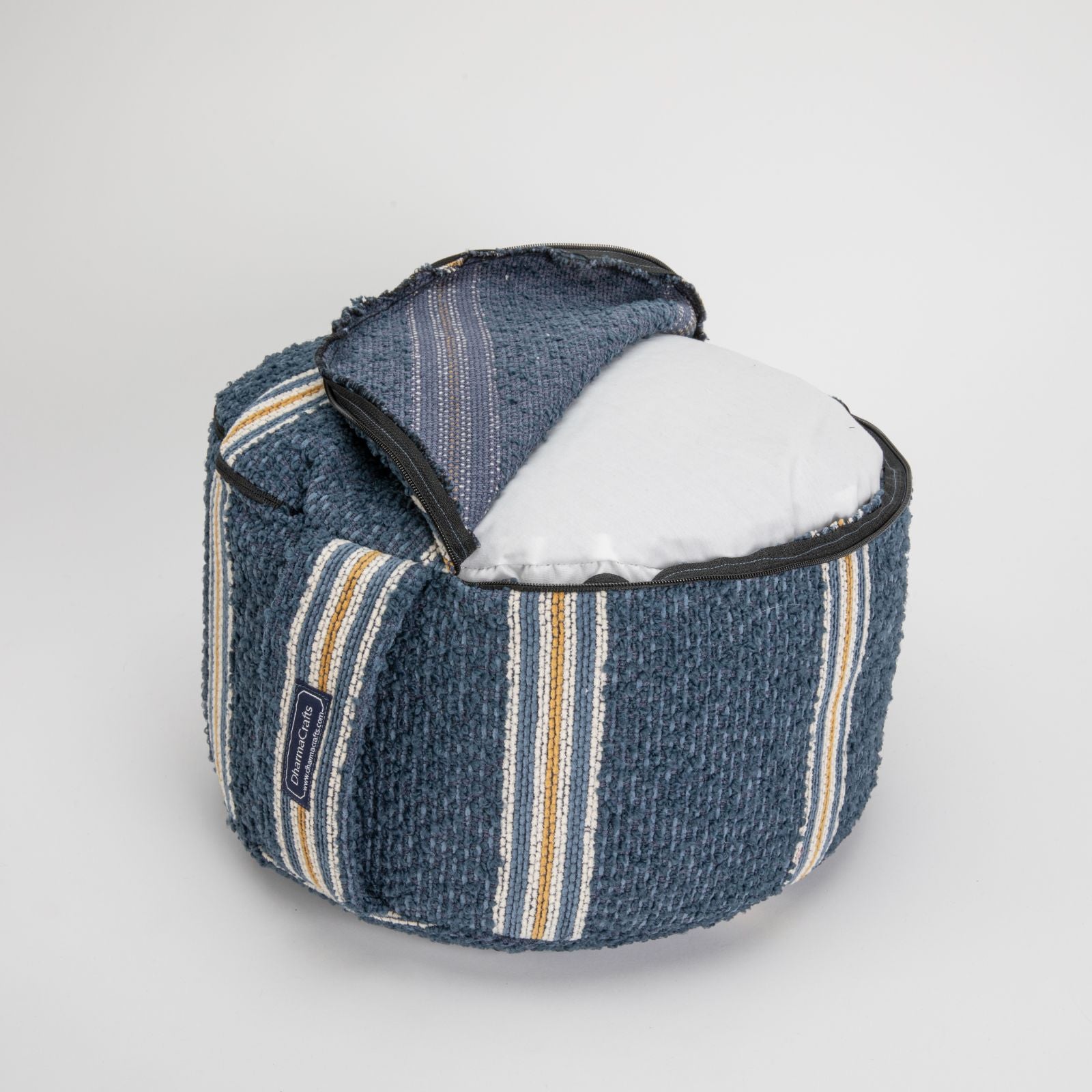 Theodore Stripe Buckwheat Hull Zafu、mySite、topwebapps