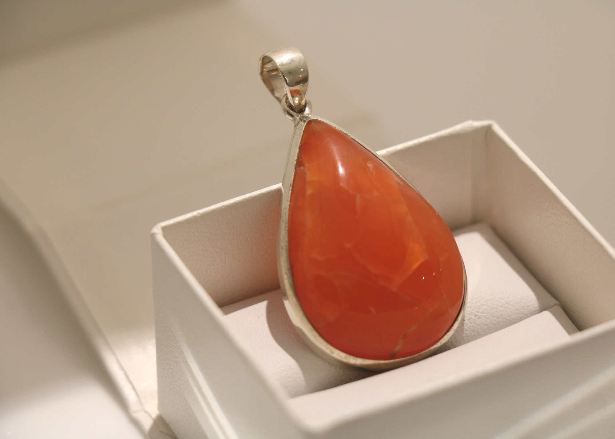 Carnelian Pendant (Sterling Silver)、mySite、topwebapps