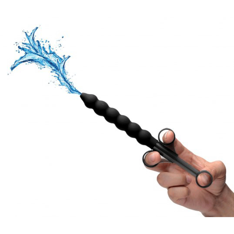 Black Silicone Beaded Lubricant Launcher by CleanStream、mySite、bottomscart