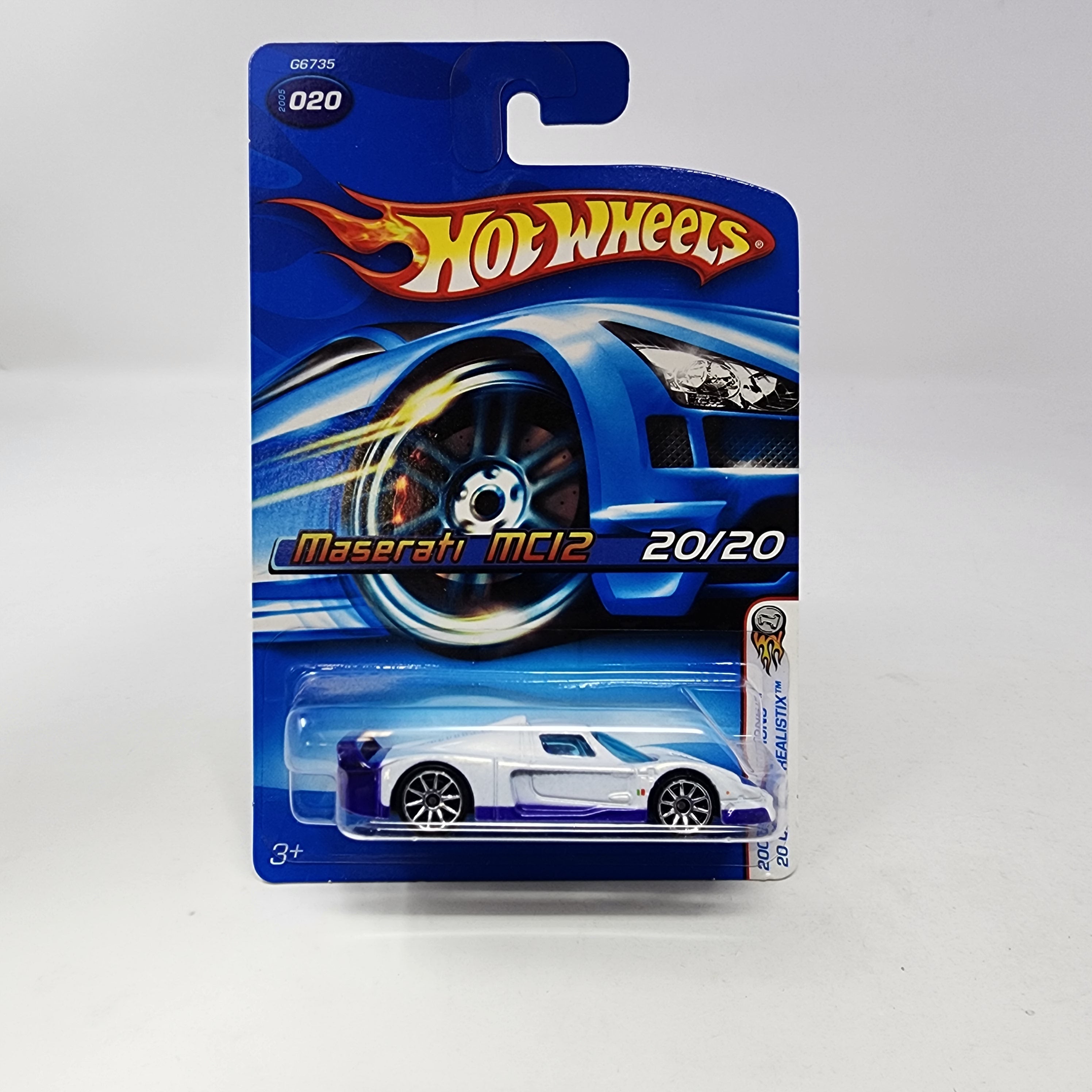 Maserati MC12 #20 * White w/ 10sp Rims * Hot Wheels 2005、mySite、hgirdovlk