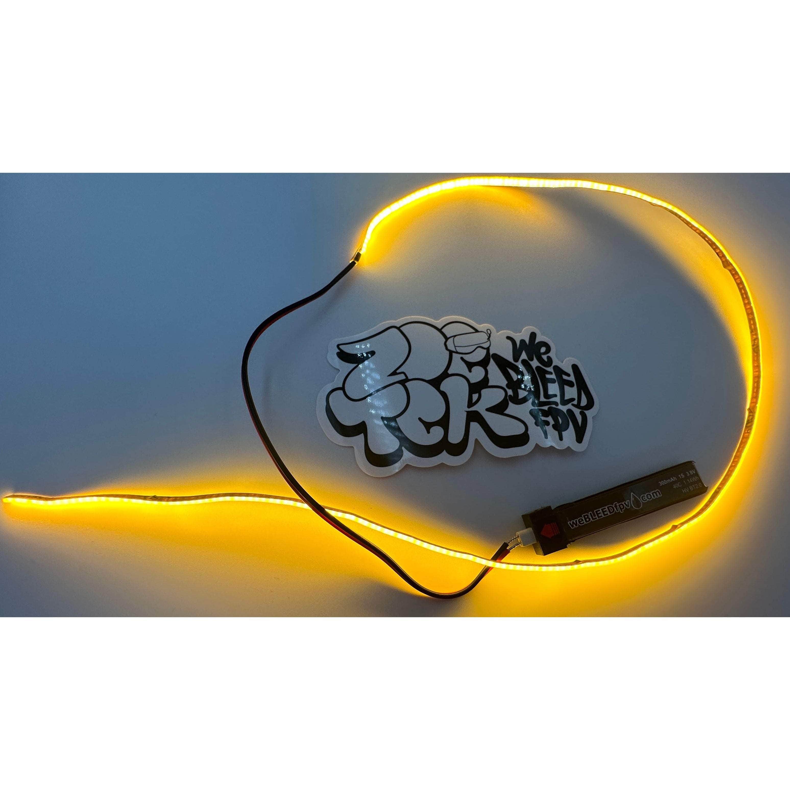  2.7MM WIDE - 5V COB LED WHOOP Light STRIP .5m / 1.65' / 19.6 Length、mySite、merchandisen