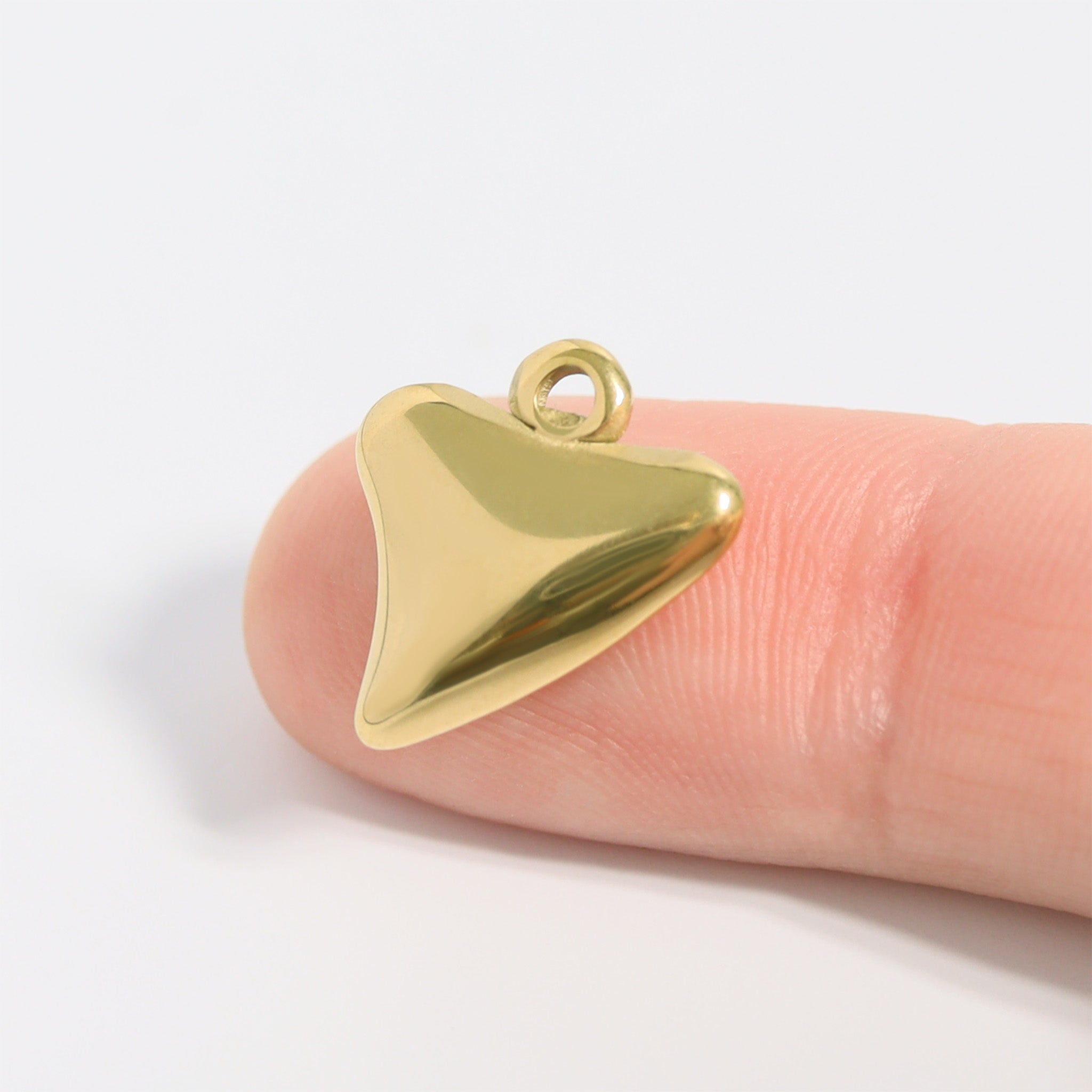 18K Gold PVD Stainless Steel Shark Tooth Charm / PDL0212、mySite、dreamappss