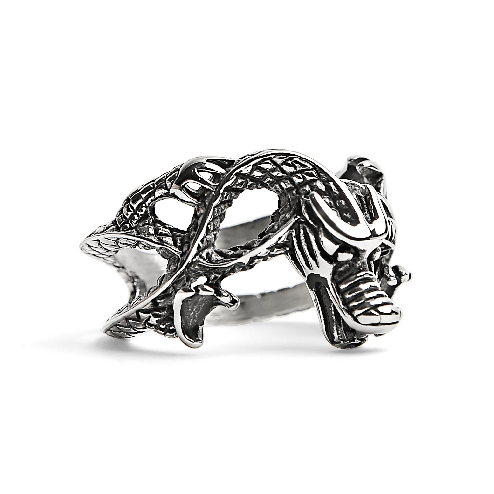 Stainless Steel Eastern Dragon Ring / SCR2222、mySite、dreamappss