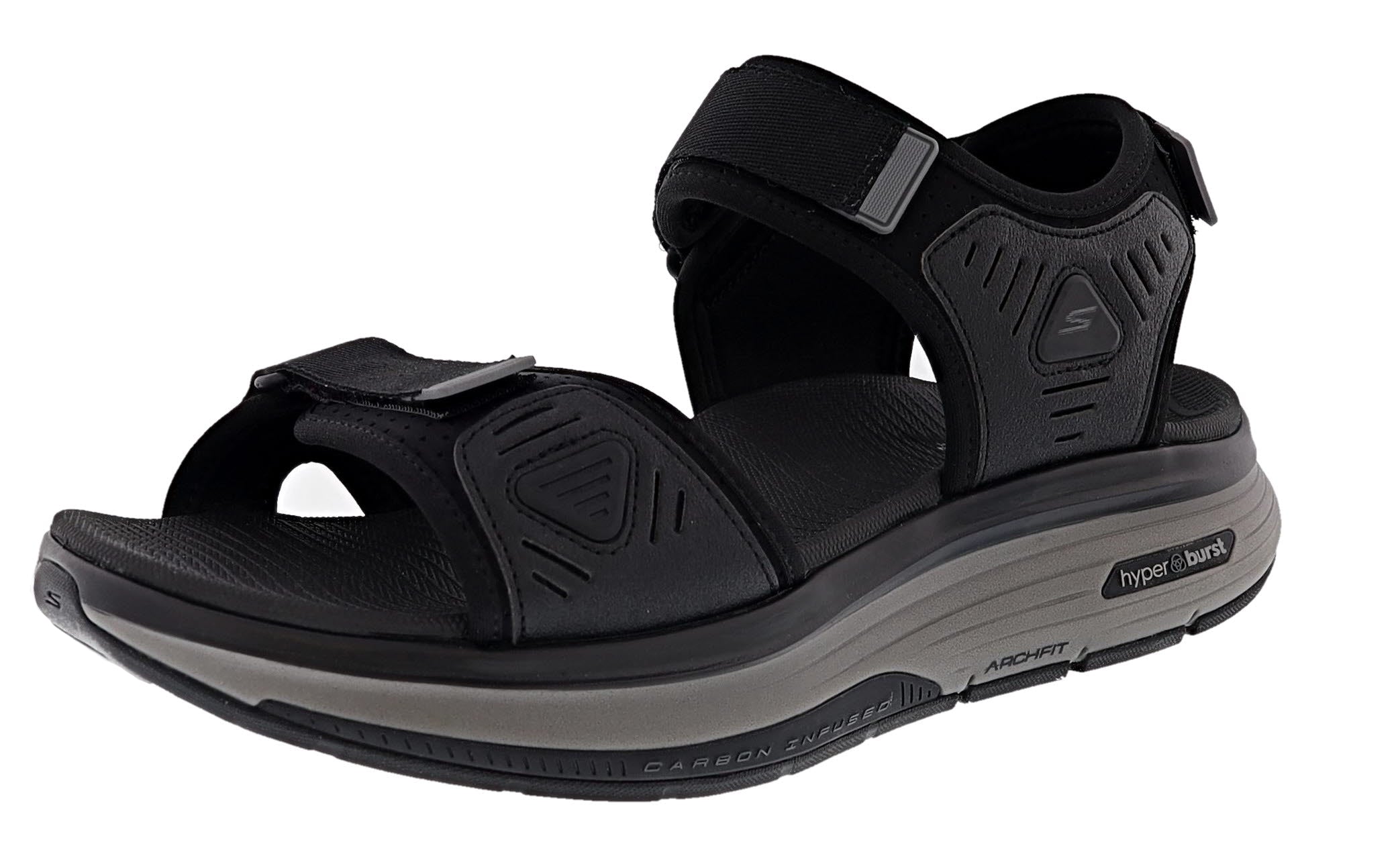 Skechers Men's Go Walk Workout Walker Hook & Loop Strap Sandals、mySite、dreamappss