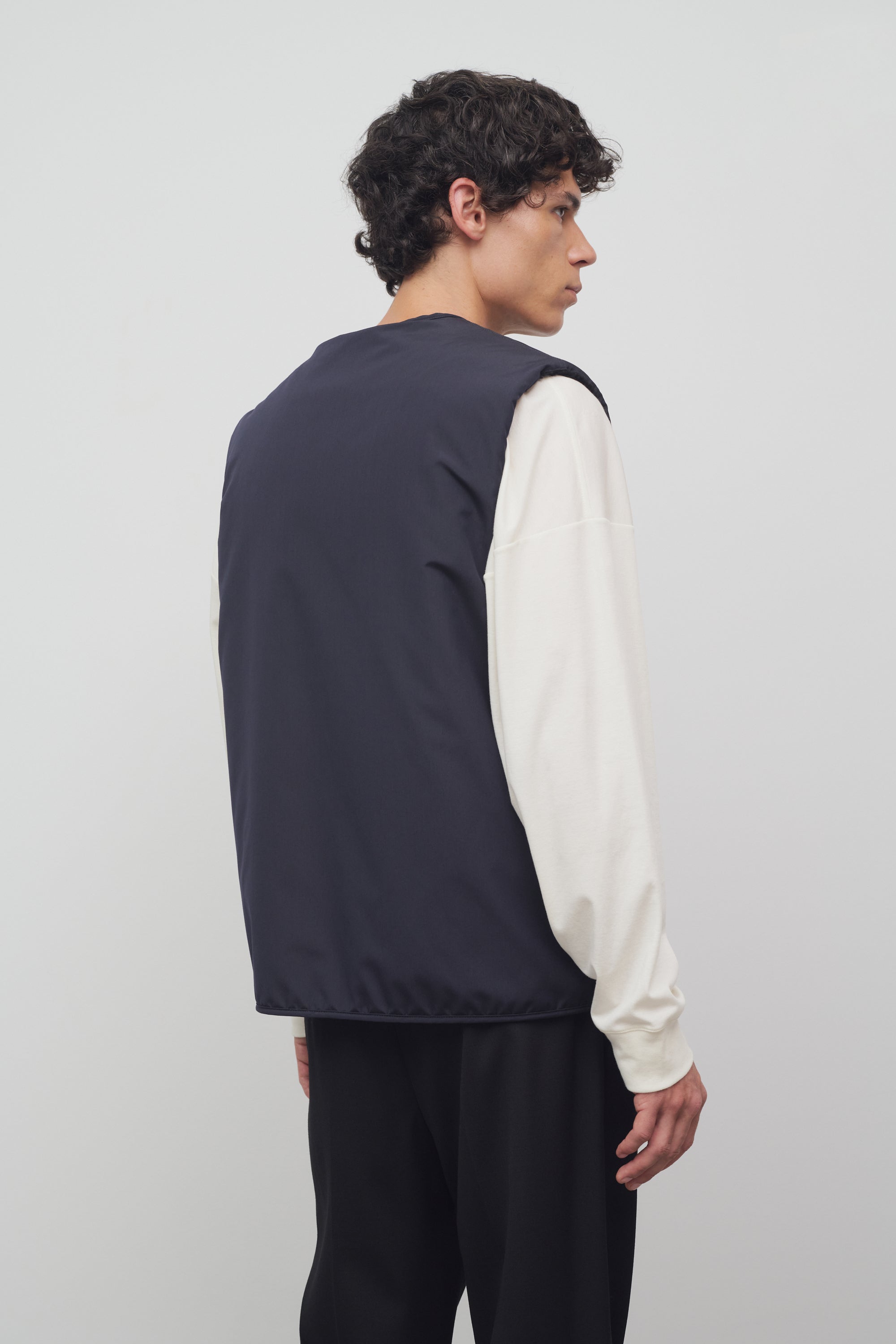 Acadia Vest in Cashmere and Silk、mySite、aoinhome