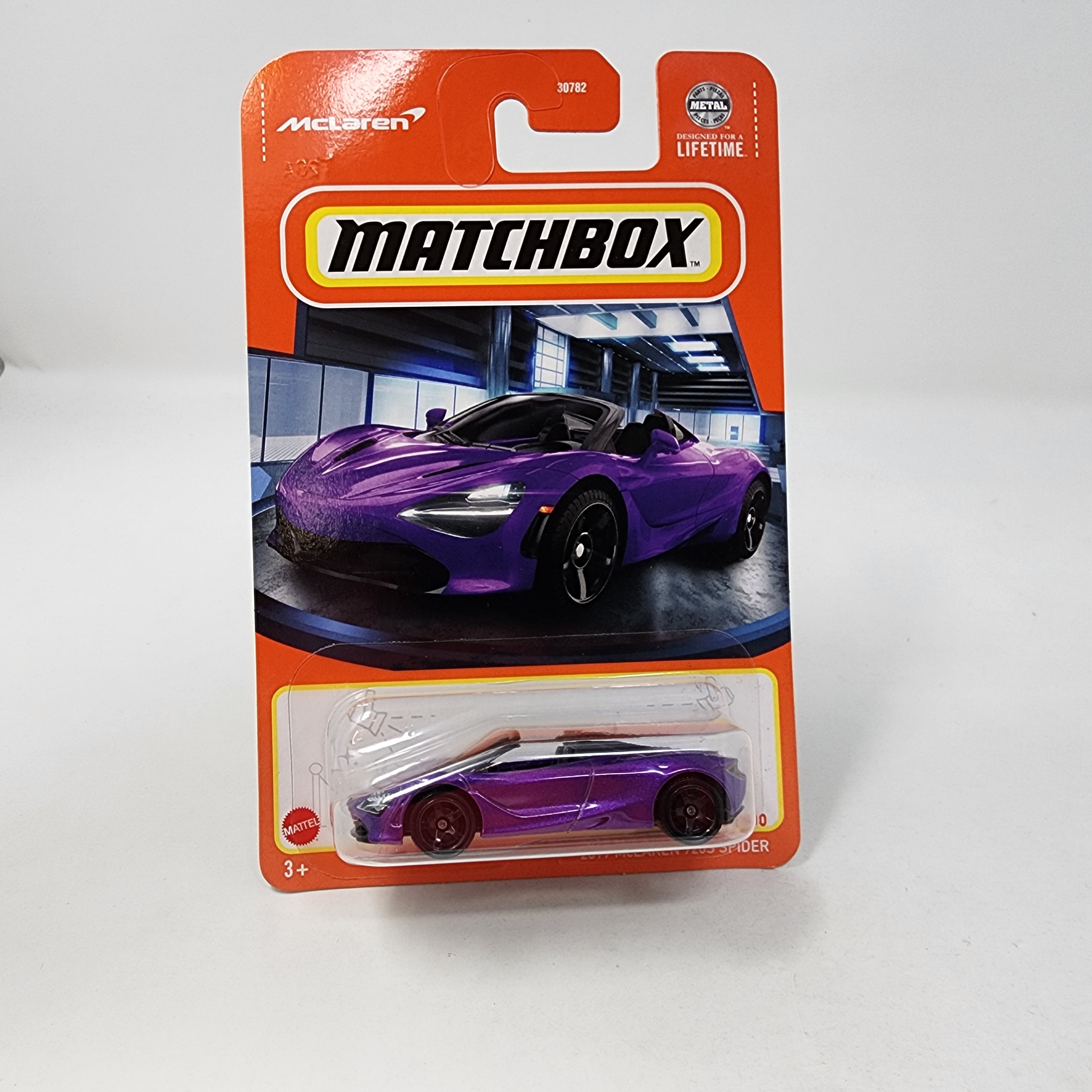 2019 McLaren 720S Spider #85 * Purple * 2024 Matchbox Basic Case J、mySite、hgirdovlk