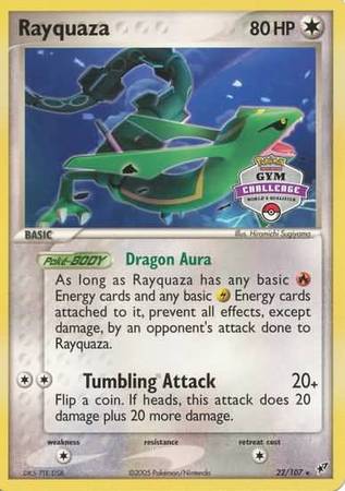 Rayquaza (22/107) (Gym Challenge Promo) EX: Deoxys、mySite、waistdrama