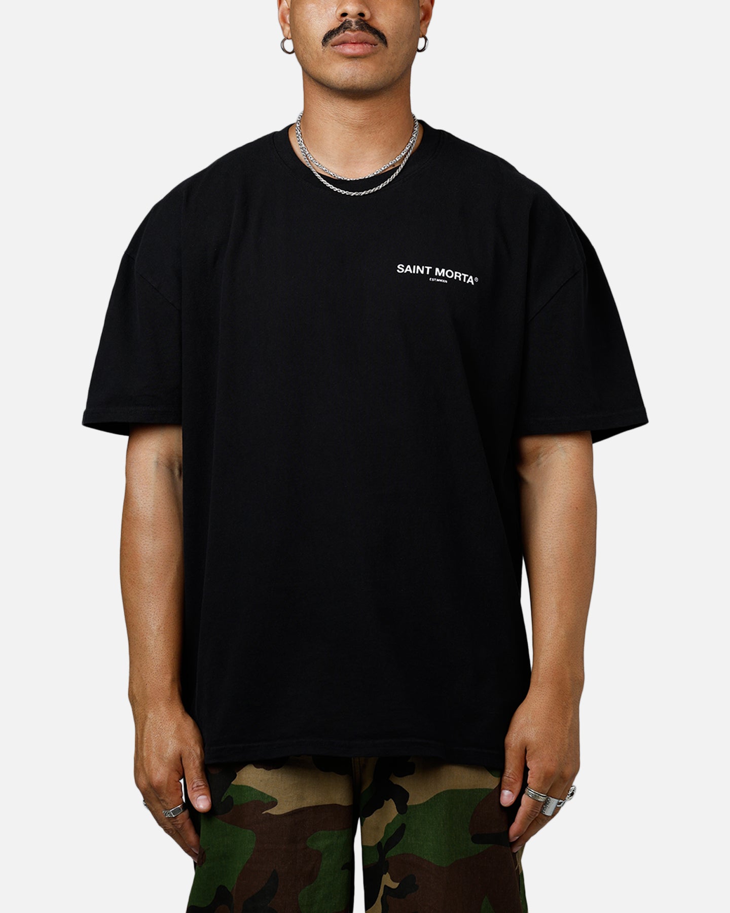 Saint Morta Departed Boxy T-Shirt Black、mySite、zt4zffjzw