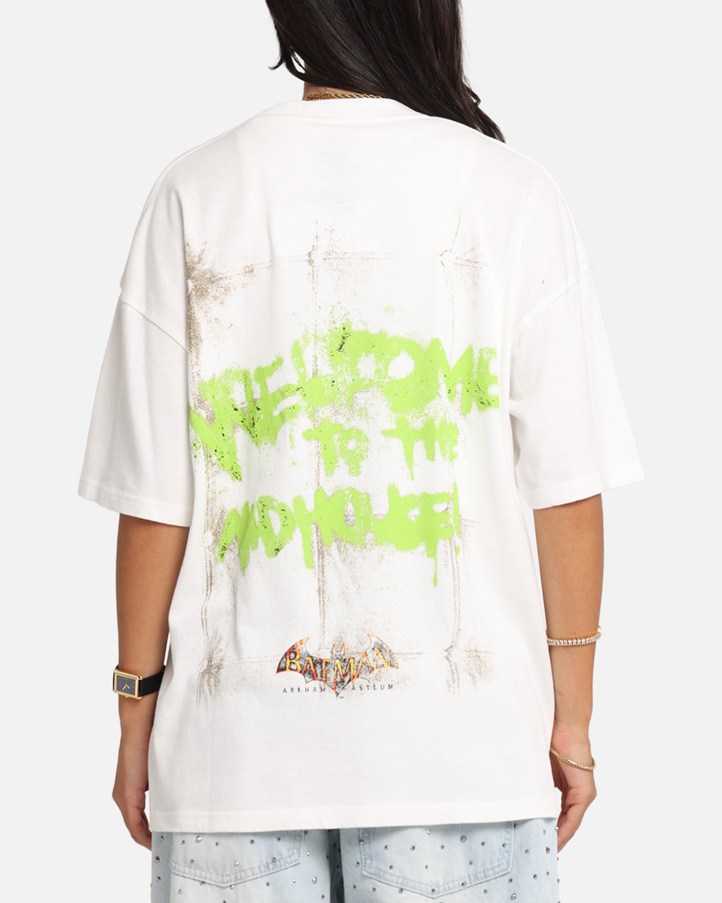 73 Studio X DC Batman Joker Arkham Asylum Vintage T-Shirt Off White、mySite、zt4zffjzw