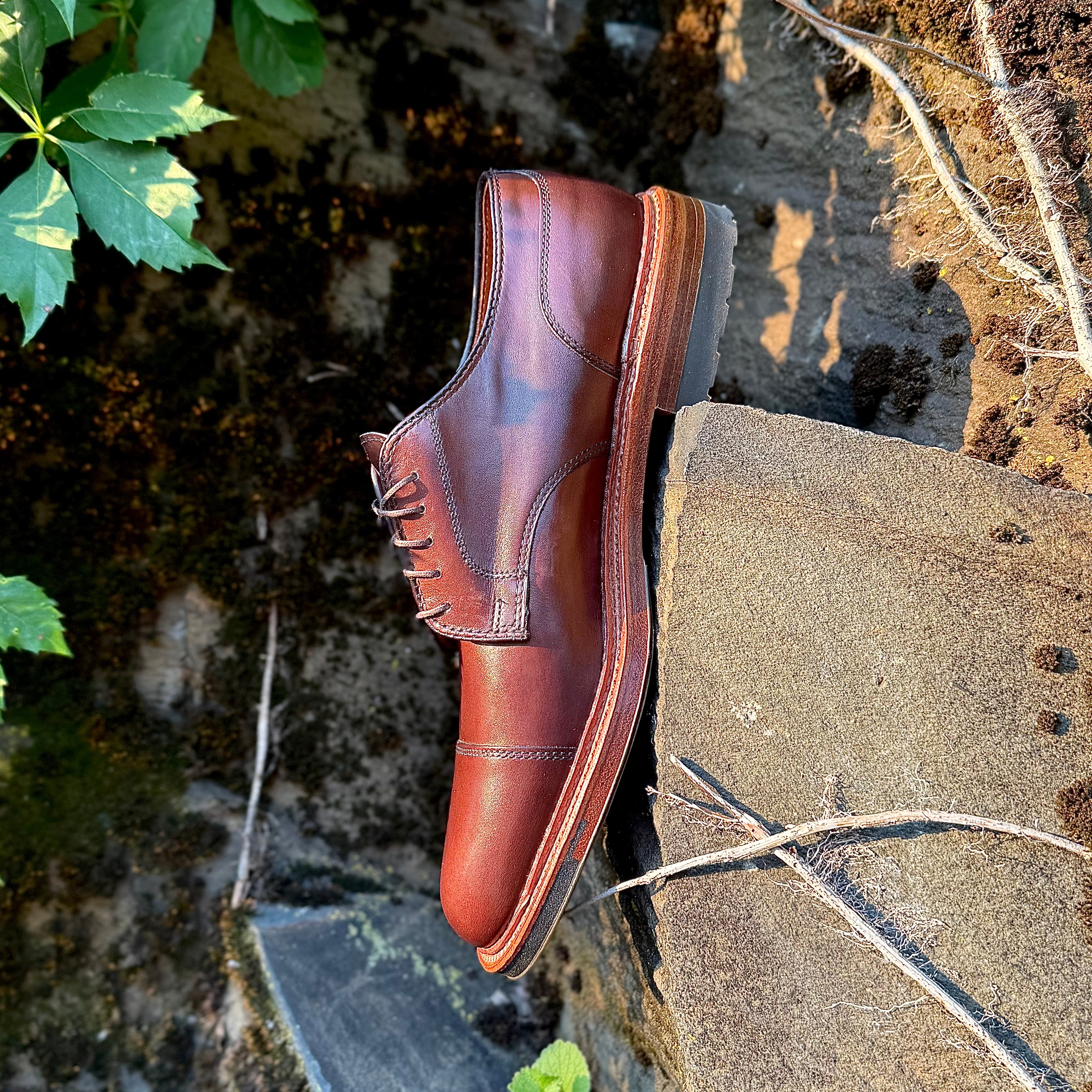  22531C - Brown Calf DeRosa Cap Toe、mySite、preschool7hills