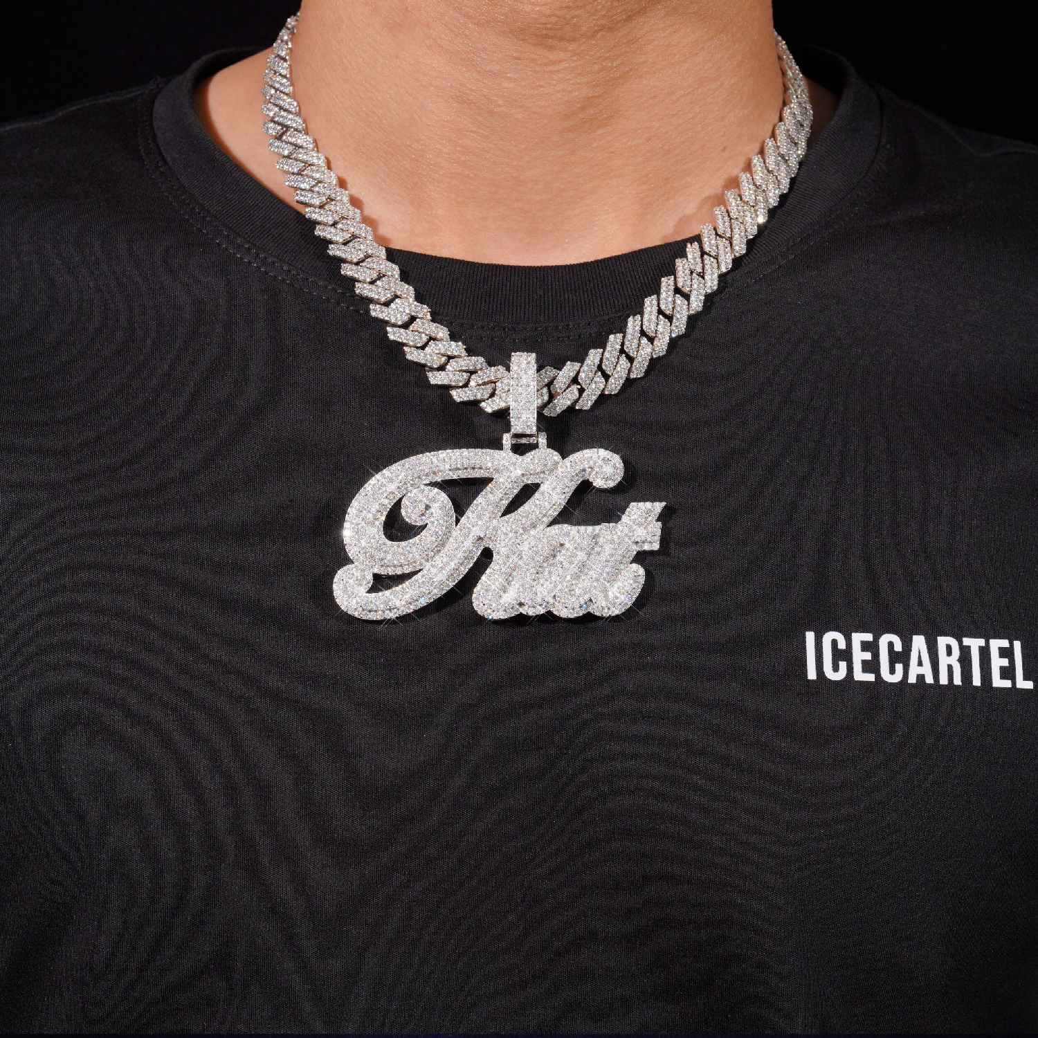 KAT Custom Moissanite Name Pendant 14K Gold、mySite、hinf8tx79