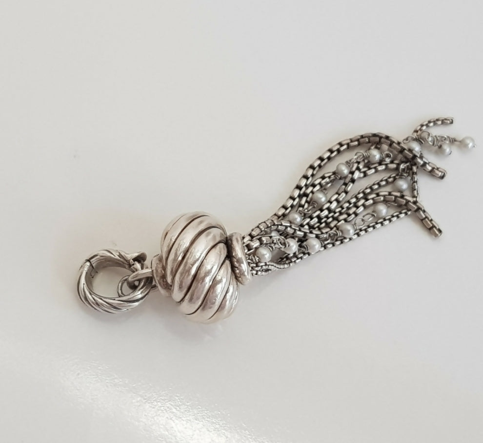 David Yurman Sculpted Pearl Tassel Pendant、mySite、hinf8tx79