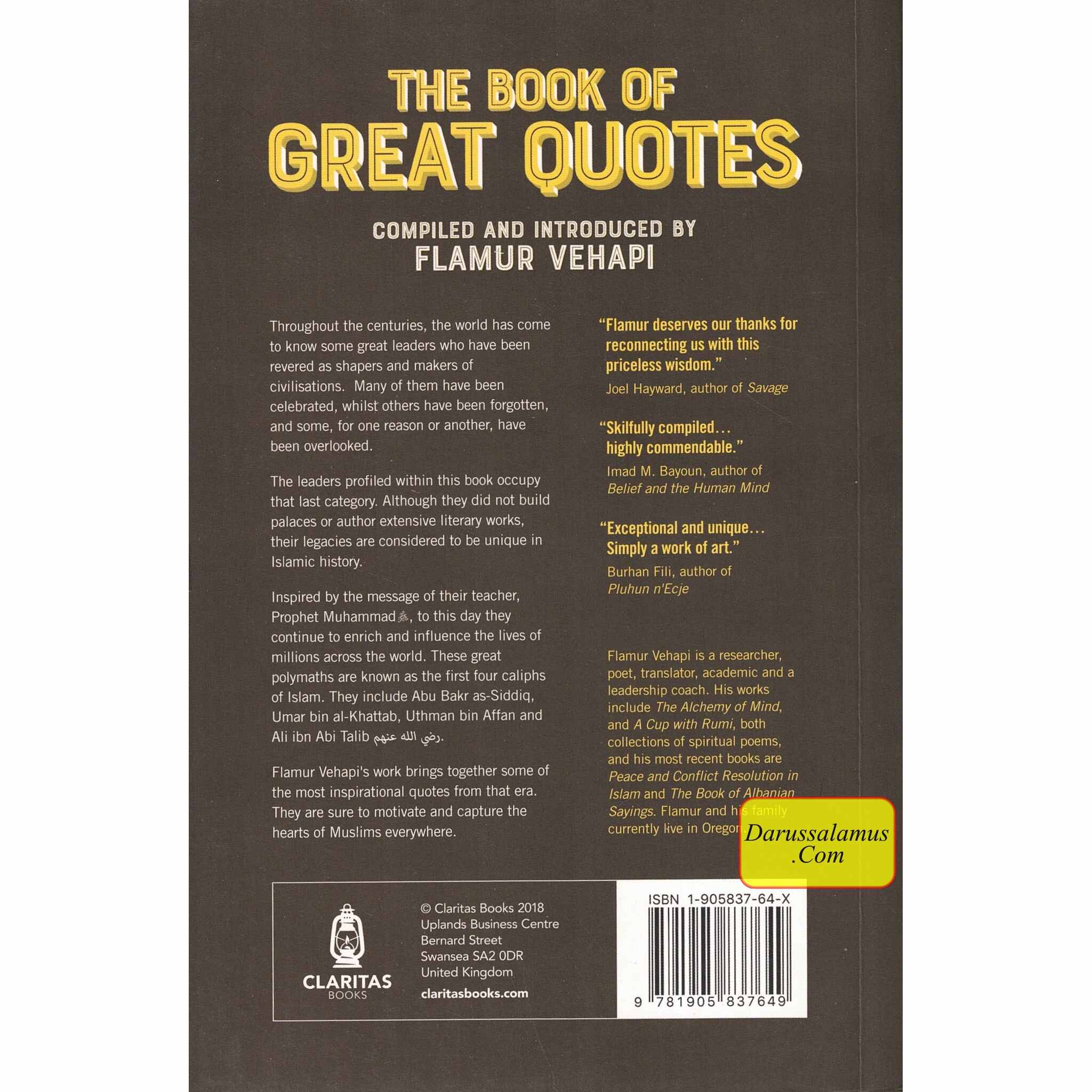 The Book of Great Quotes (Gems from Abu Bakr, Umar, Uthman & Ali) By Flamur Vehapi、mySite、topwebapps