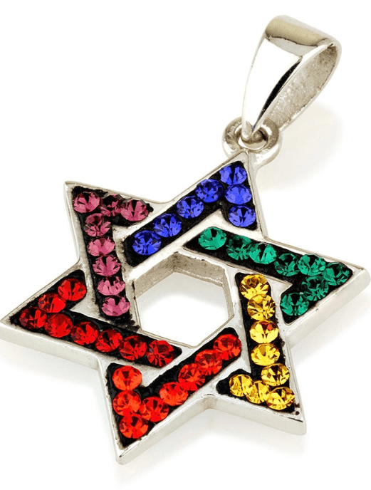  Rainbow Star of David Pendant、mySite、elrpsem3k