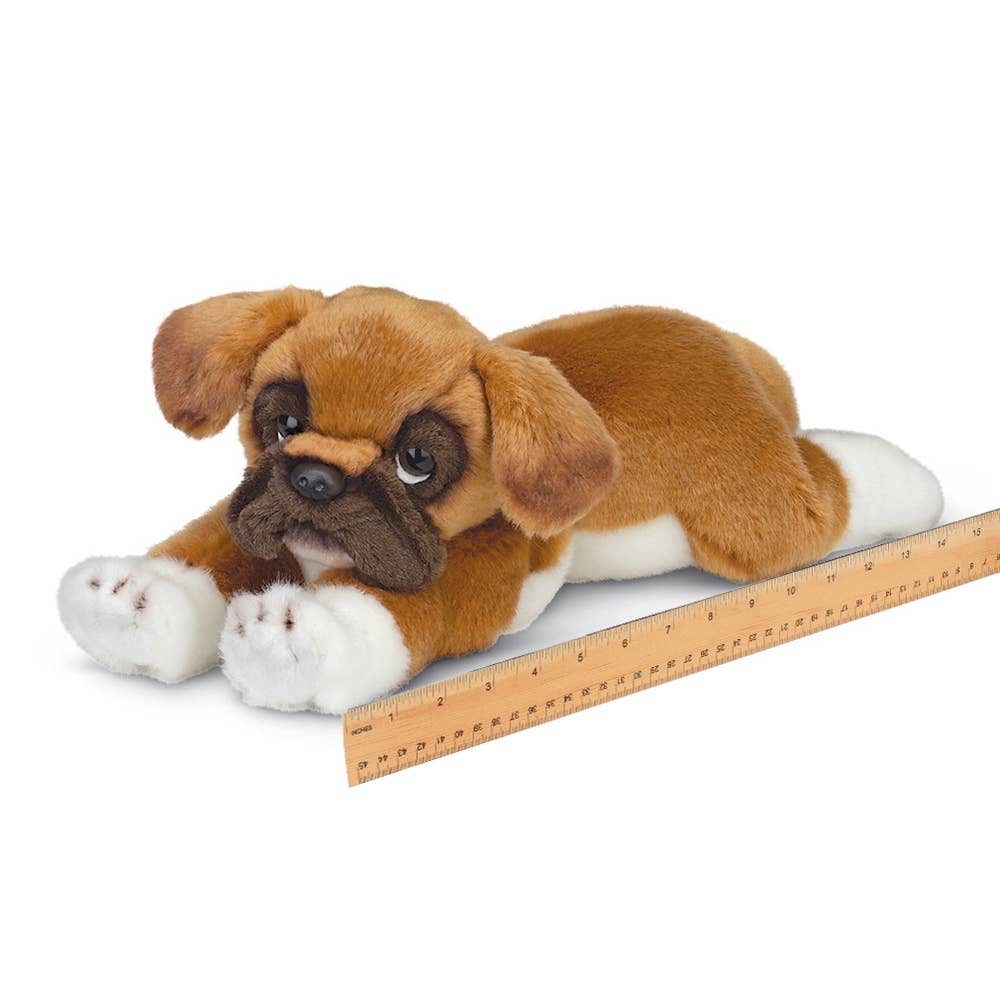 Boxer Plush Floppy Puppy Dog Realistic by Bearington、mySite、g9winljtr