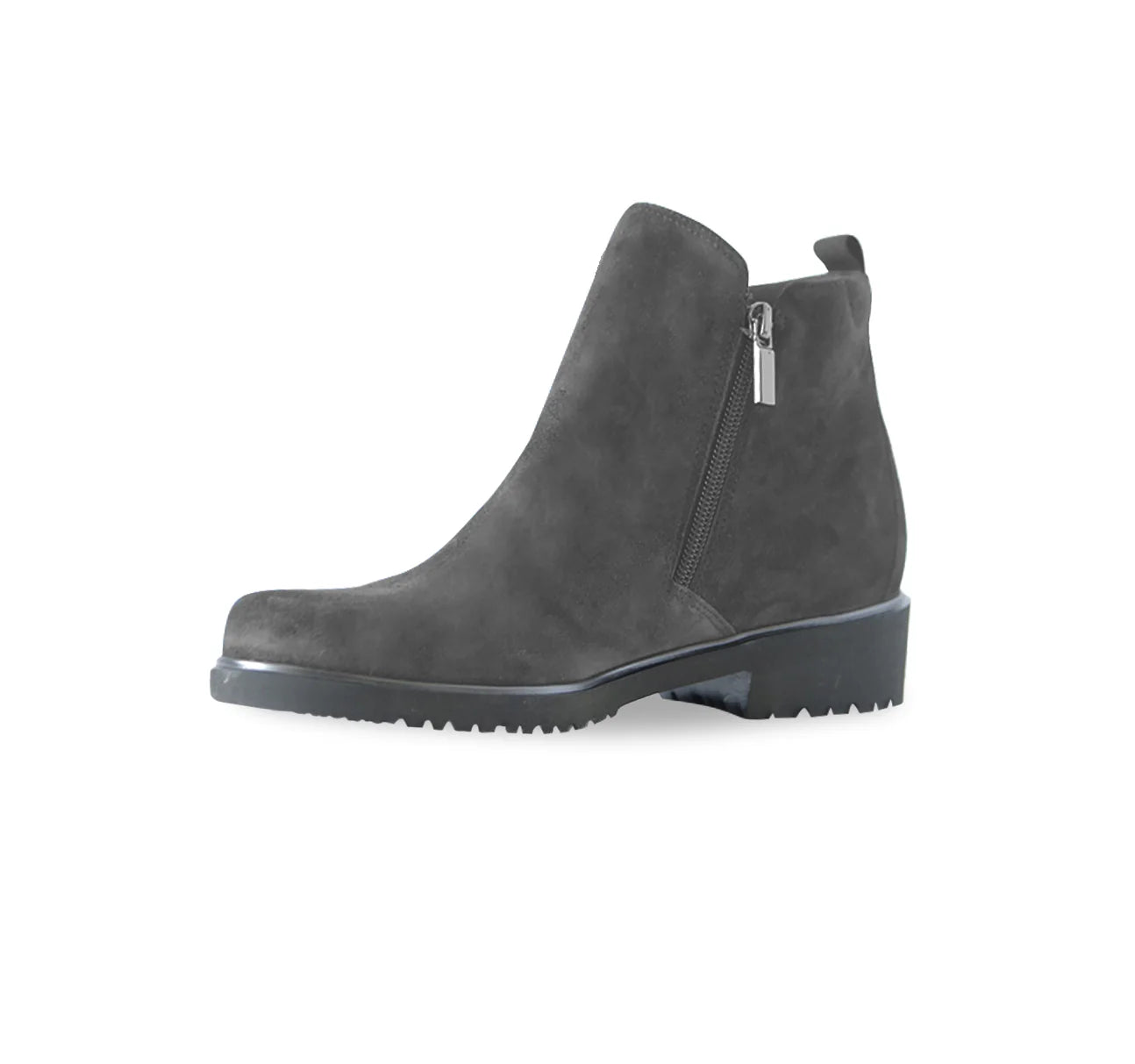  Munro Women's Rourke Double Zipper Ankle Boot - Charcoal Suede、mySite、preschool7hills