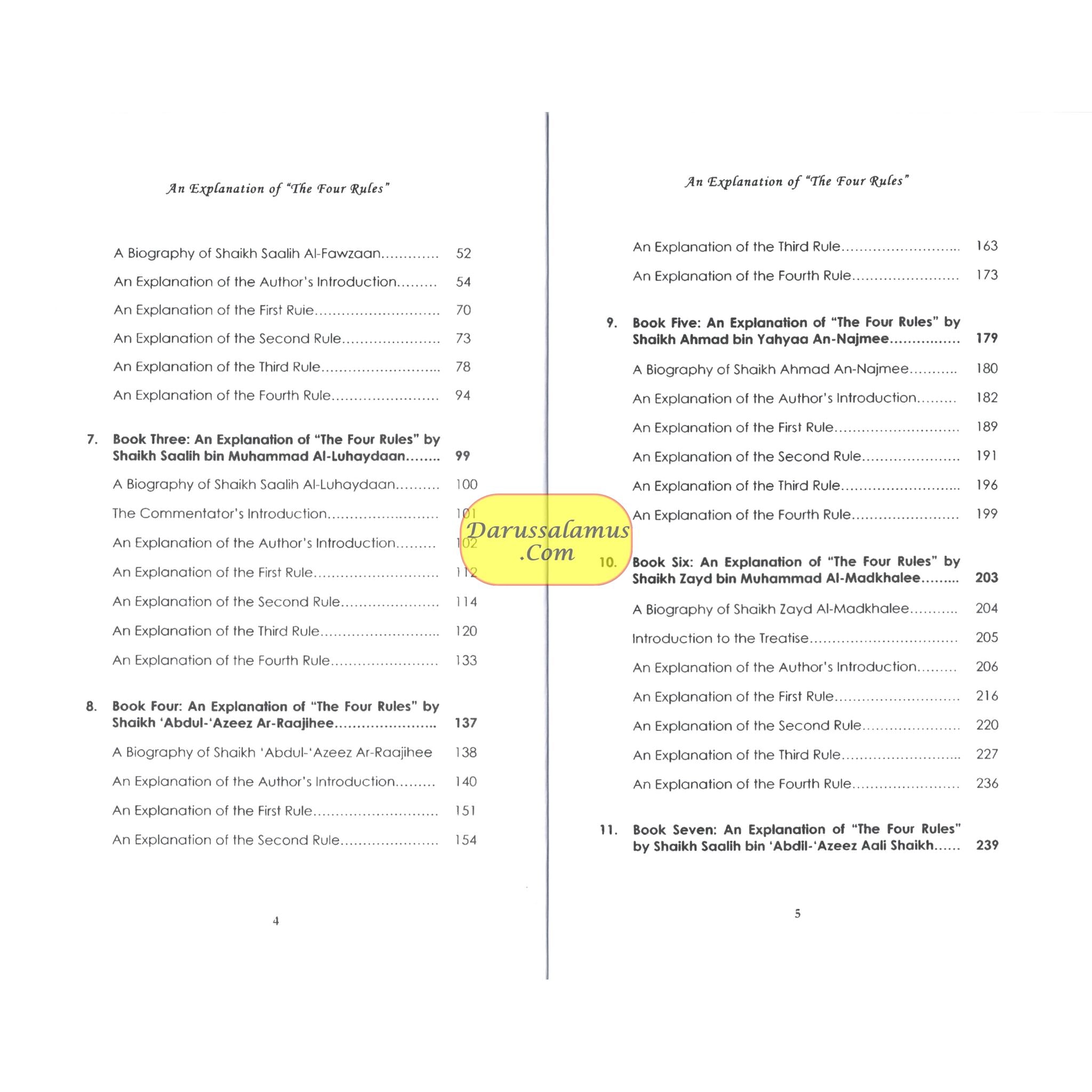 An Explanation Of The Four Rules Ragarding Shirk By Muhammad bin Abdil-Wahhaab、mySite、topwebapps