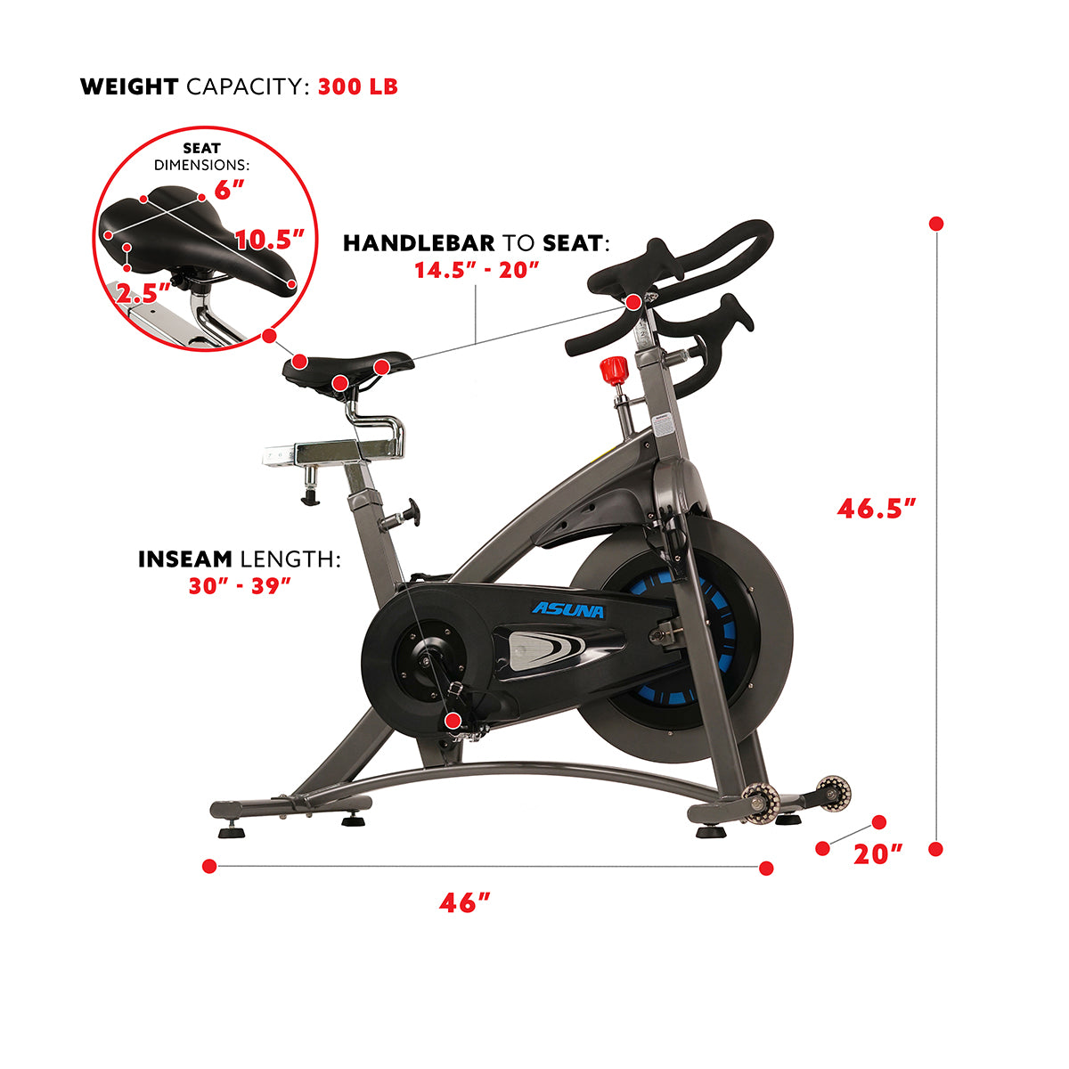  Magnetic Belt Drive Commercial Cycling Trainer Exercise Bike、mySite、ghnorth