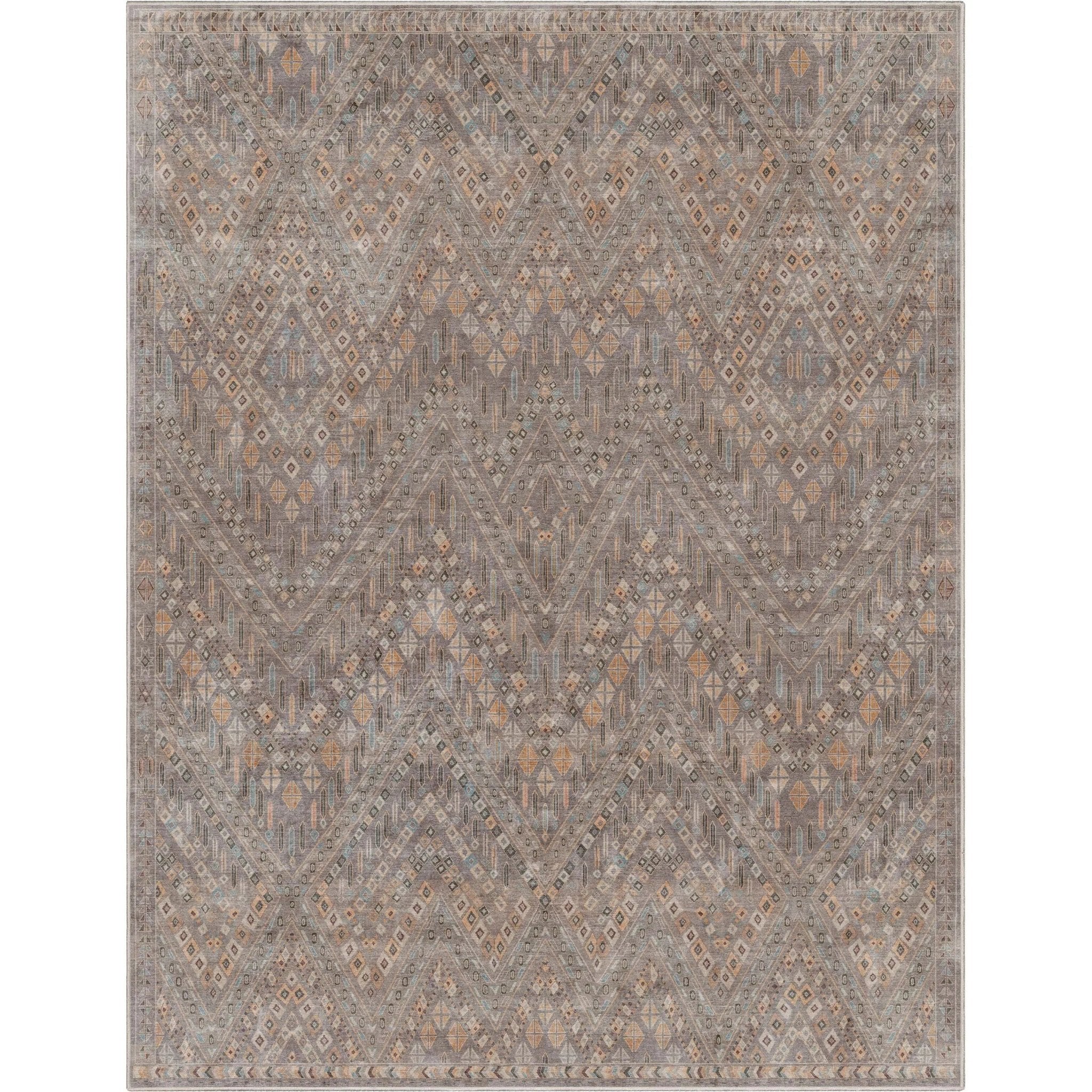 Anya Vintage Tribal Chevron Grey Flat-Weave Rug、mySite、gigharbornorthrealestate