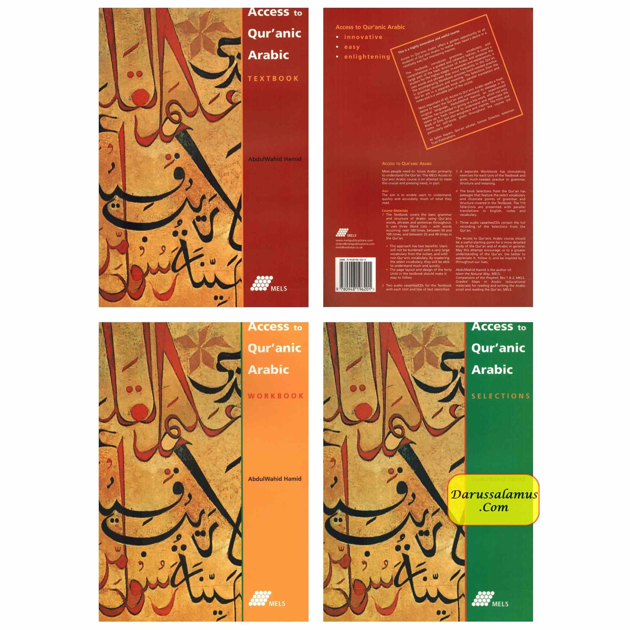 Access to Qur'anic Arabic (Textbook, Workbook, Selections) by Abdul Wahid Hamid (No Cd)、mySite、topwebapps