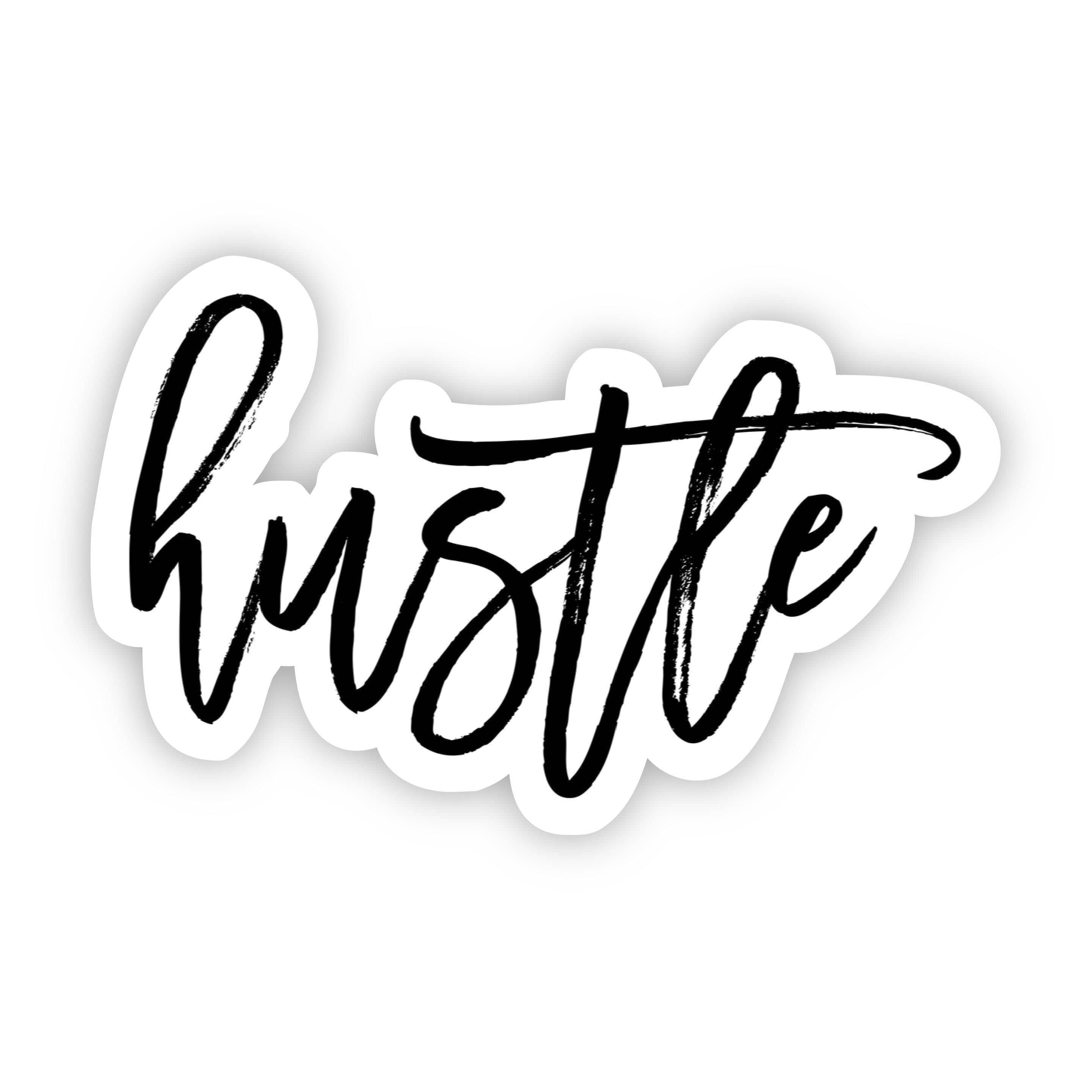  Hustle Cursive Sticker、mySite、elrpsem3k