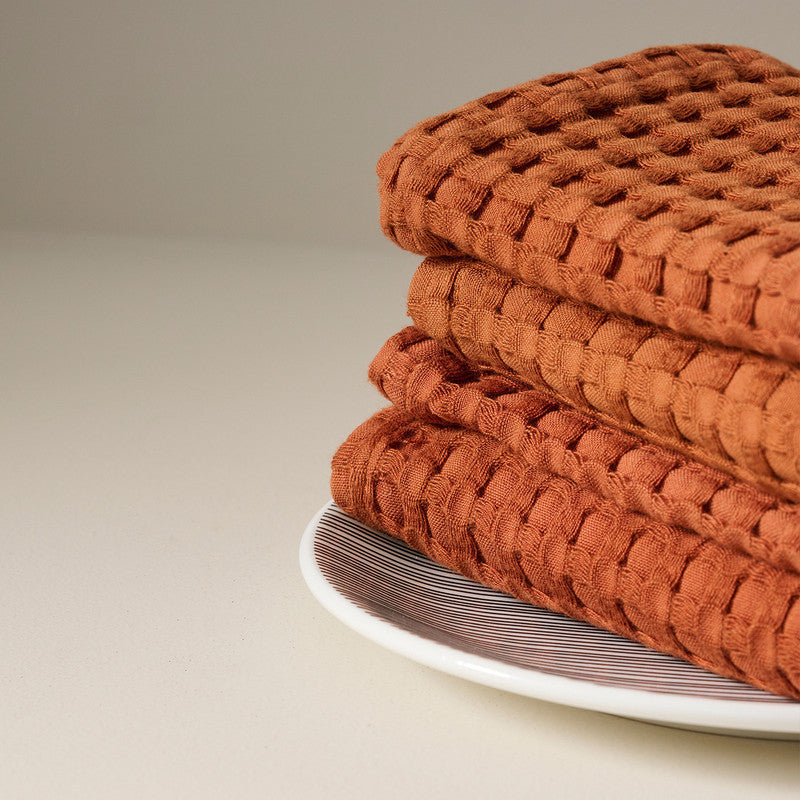 Cotton Bamboo Face Towel | Waffle | Sienna、mySite、camillekostekn