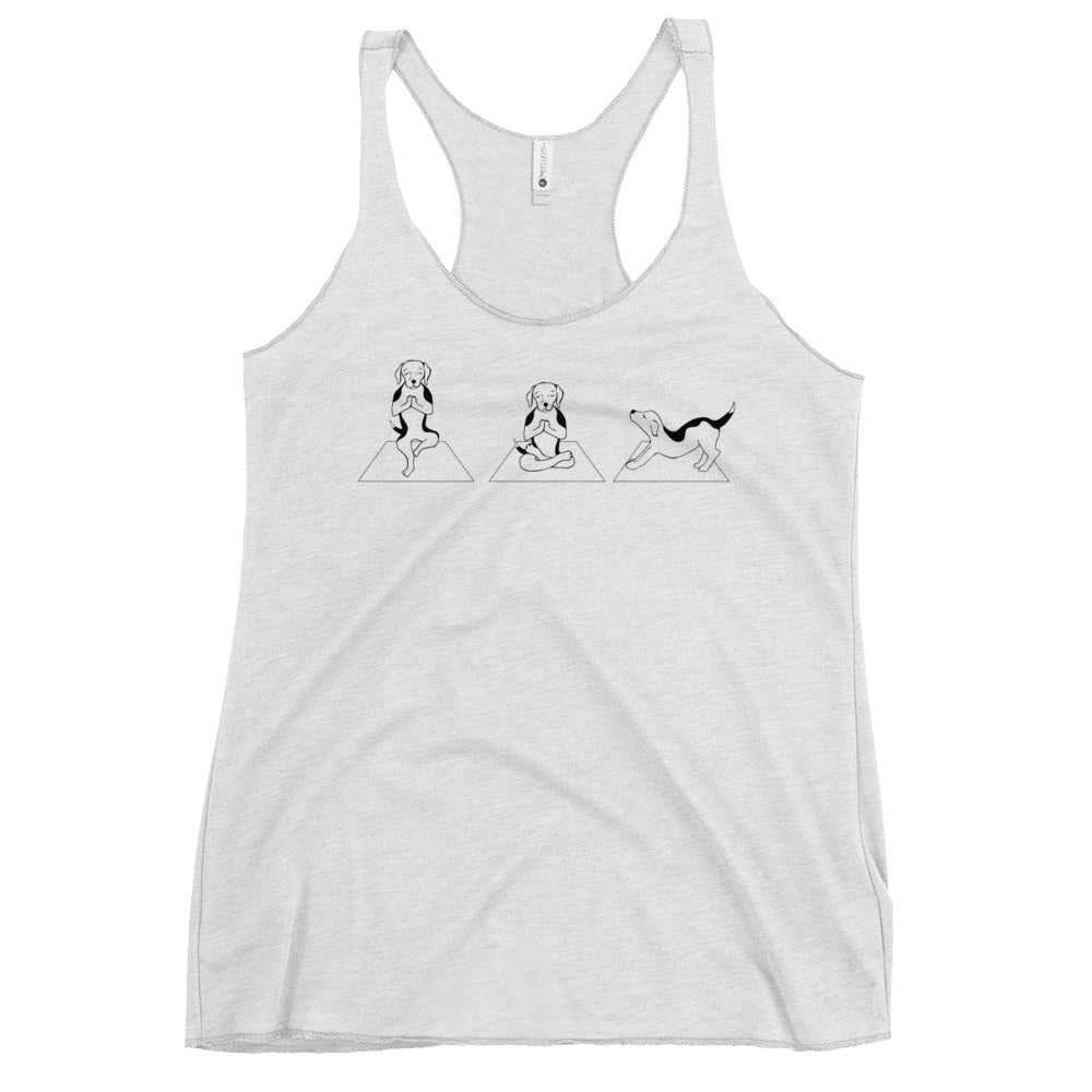Dog Yoga Pose Tank Top、mySite、camillekostekn