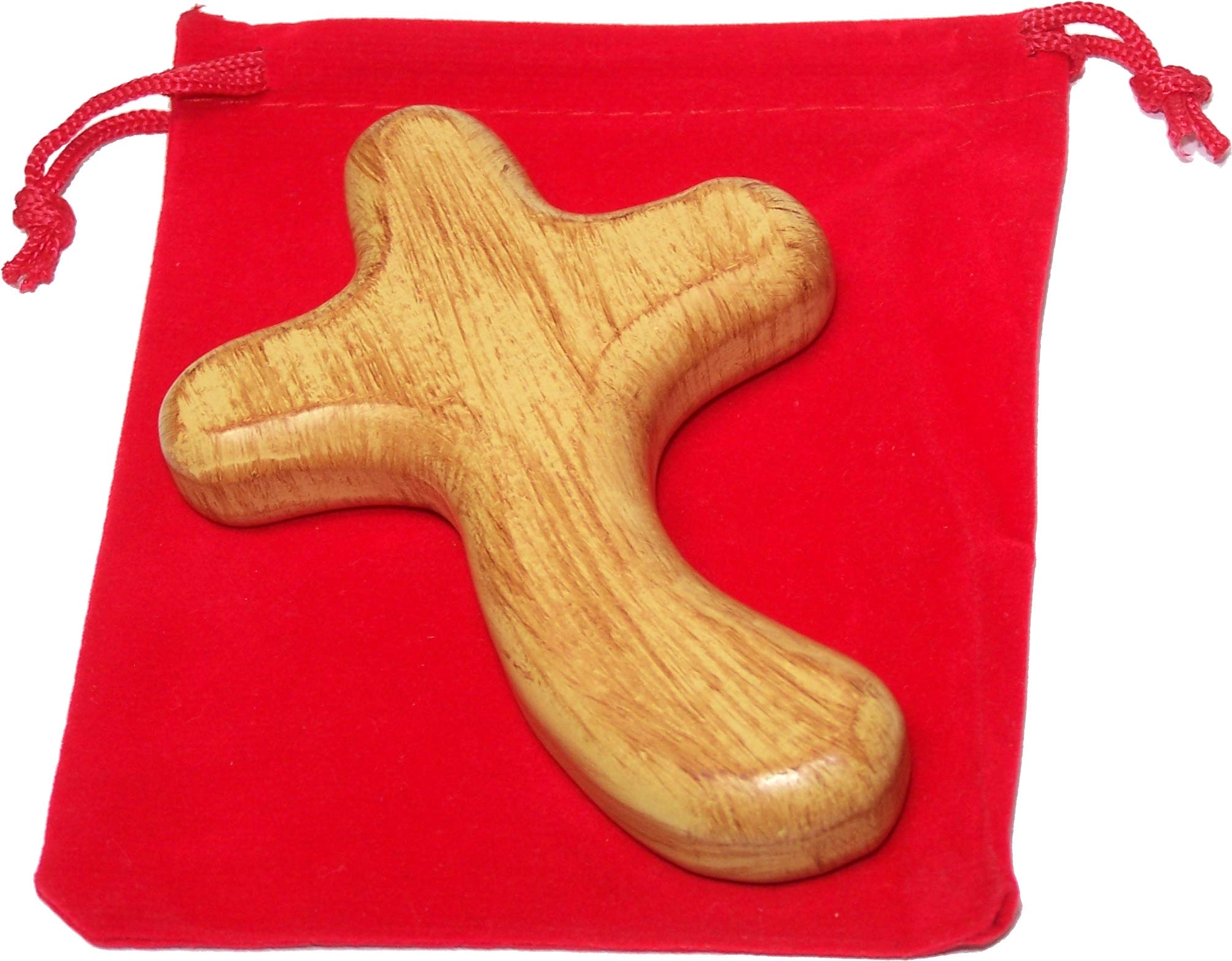  Holy Land Market Perfect Hand fit Resin Cross - Round and with Perfect Hand Shape fit (4 x 2.75 Inches)、mySite、elrpsem3k