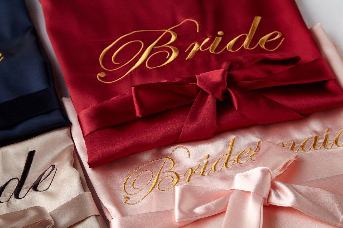  Bridesmaid & Bride Satin Robes、mySite、merchandisen