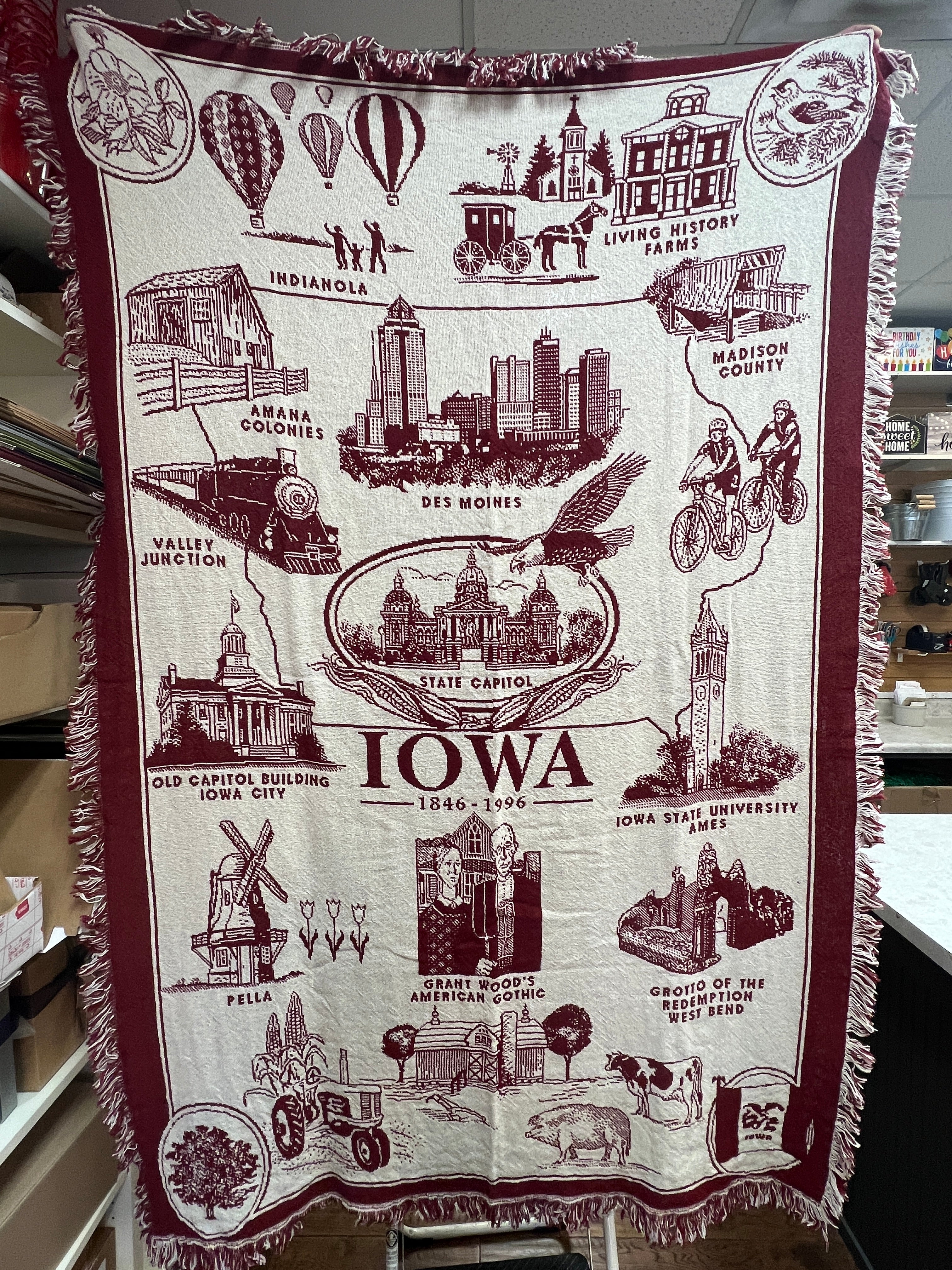 Iowa Knitted Blanket、mySite、garagedoors4me