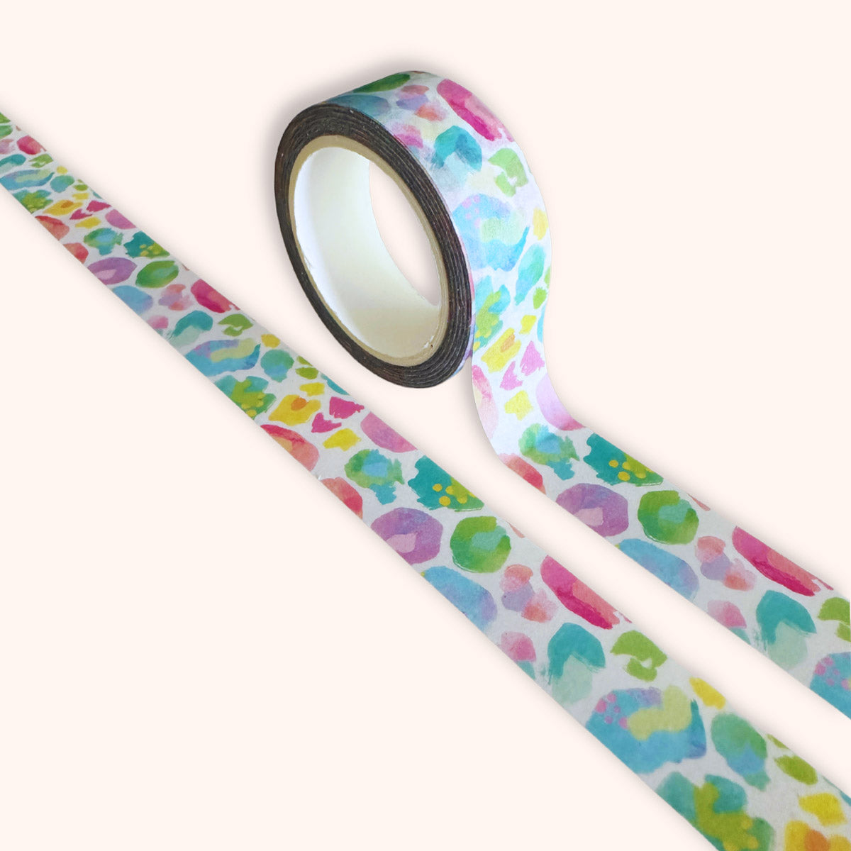  Limited Edition Kasey Rainbow Pastel Leopard Washi Tape、mySite、ghnorth