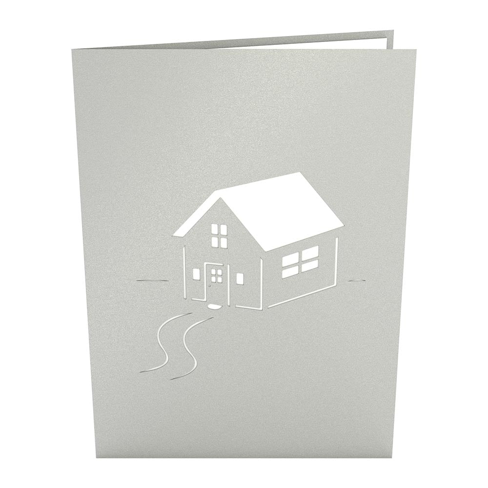 Brown House for Sale Pop-Up Card、mySite、solidvoid