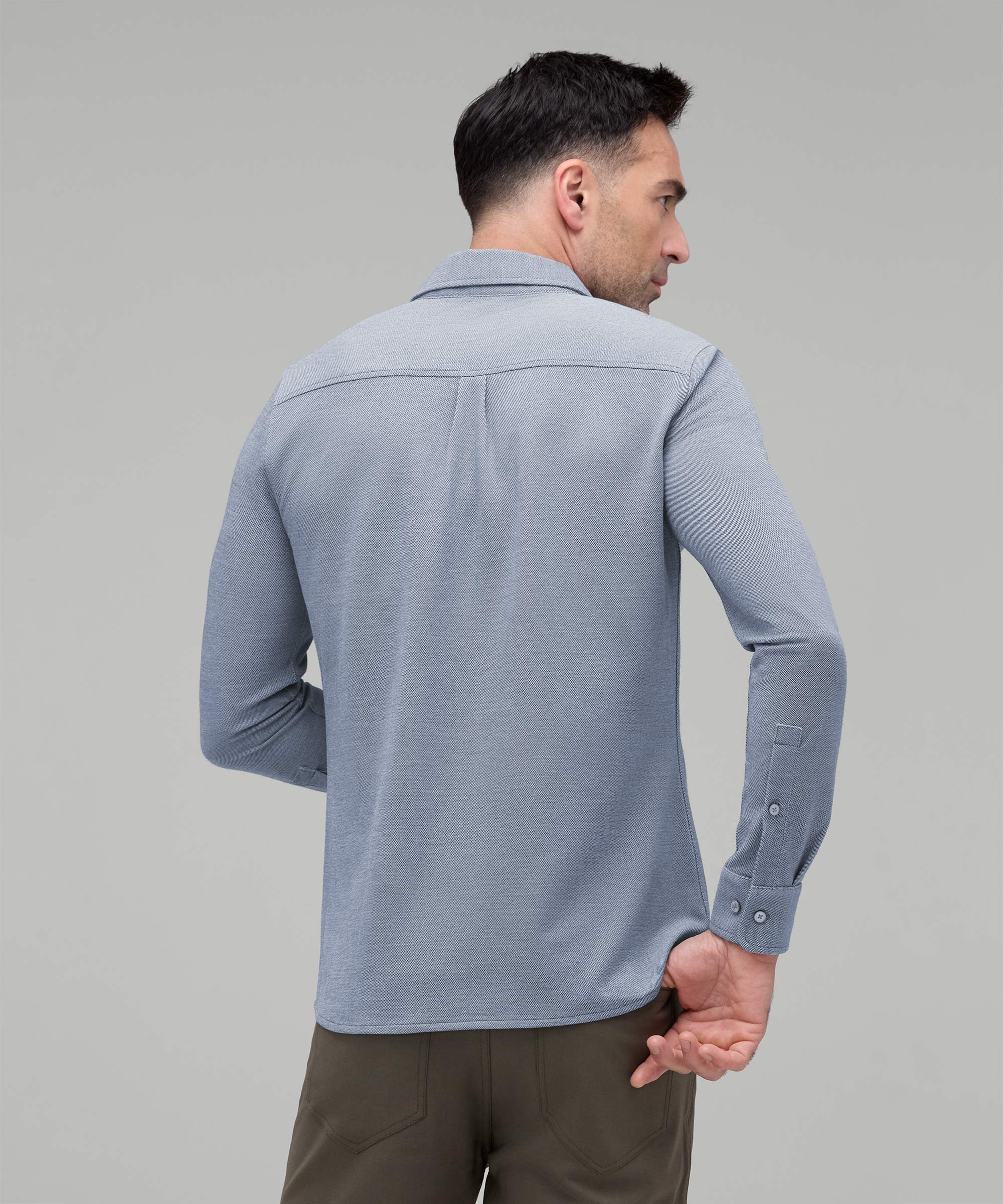 Men's Merino Button-Up、mySite、noshort