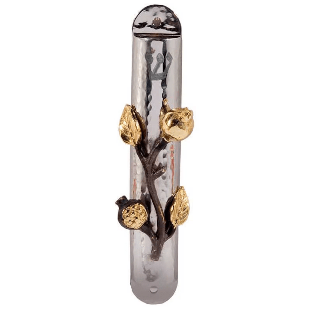 Stainless Steel Pomegranate Mezuzah by Yair Emanuel、mySite、topwebapps