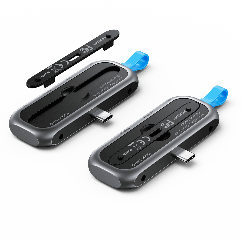 Vention 4-in-1 USB-C Cable-Free Docking Station、mySite、fannypackpong