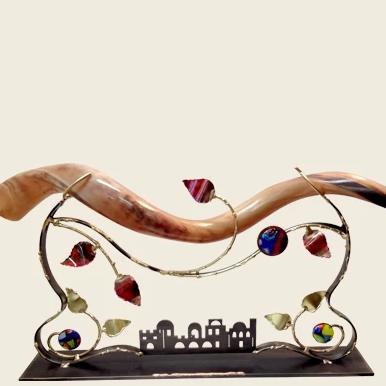 Large Tabletop Shofar Holder by Gary Rosenthal、mySite、topwebapps