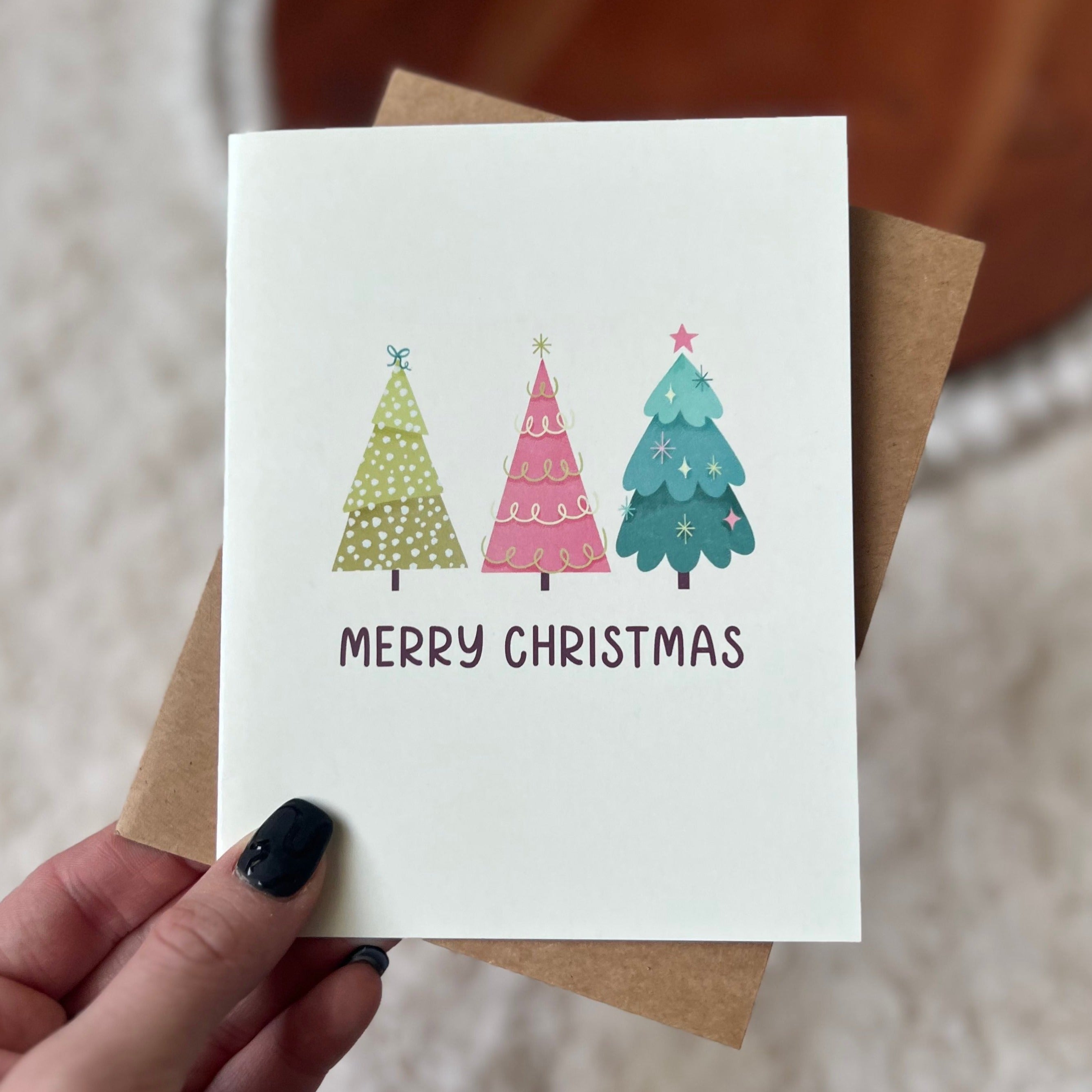  Merry Christmas Christmas Trees Card、mySite、elrpsem3k