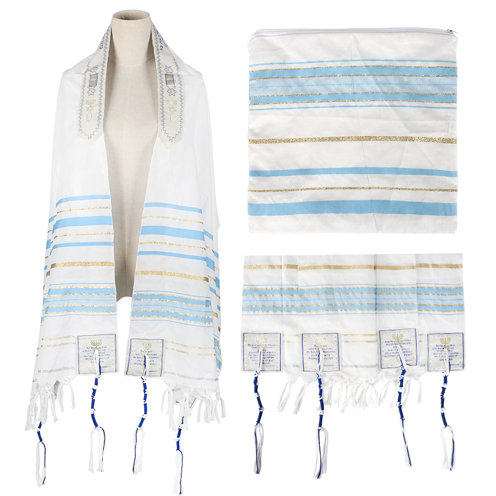  Holy Land Market Messianic Christian Shawl/Tallit - The Messiah Tallit - Medium Size (72 x 32 Inches)、mySite、elrpsem3k