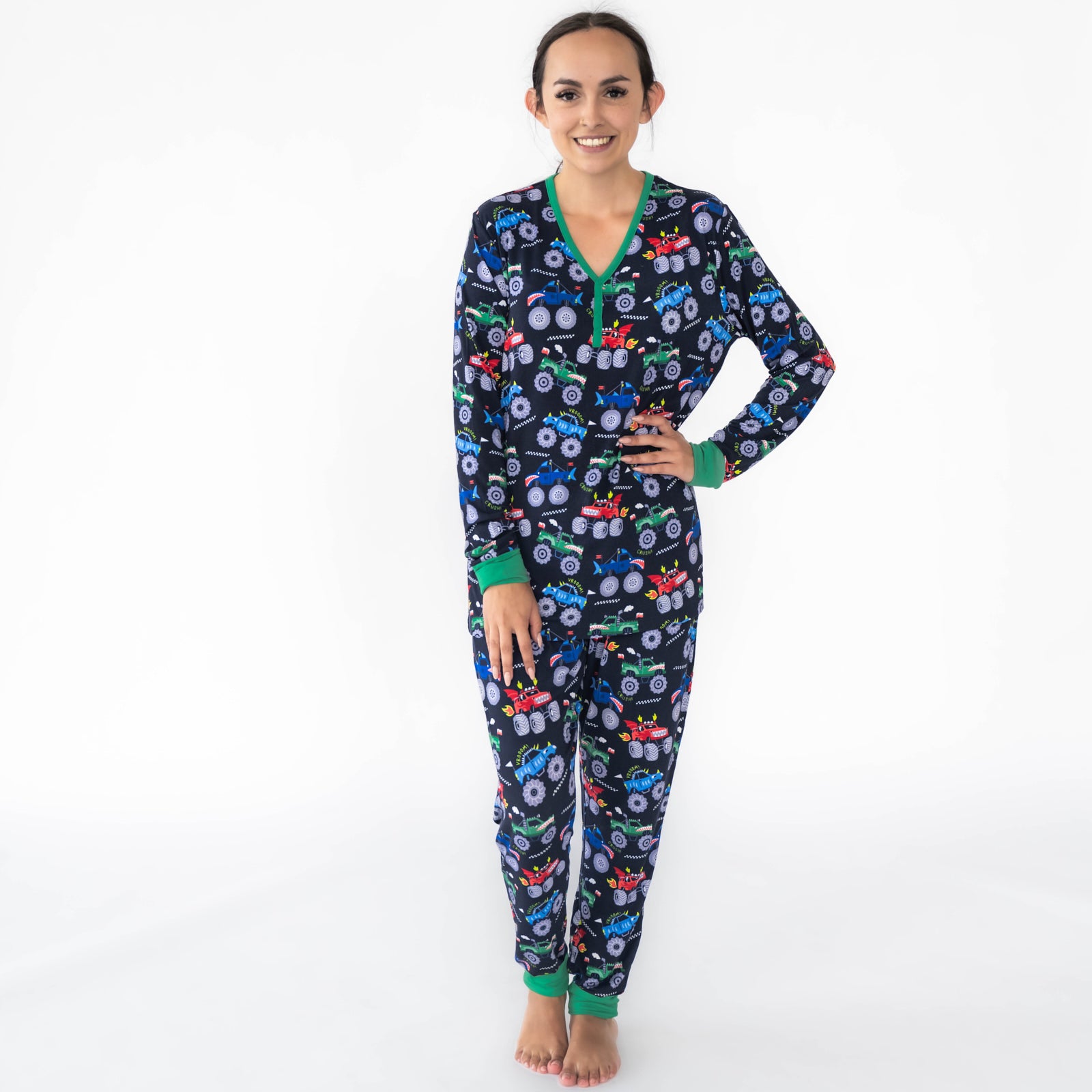  Monster Truck Madness Women's Pajama Top、mySite、layawaytickets