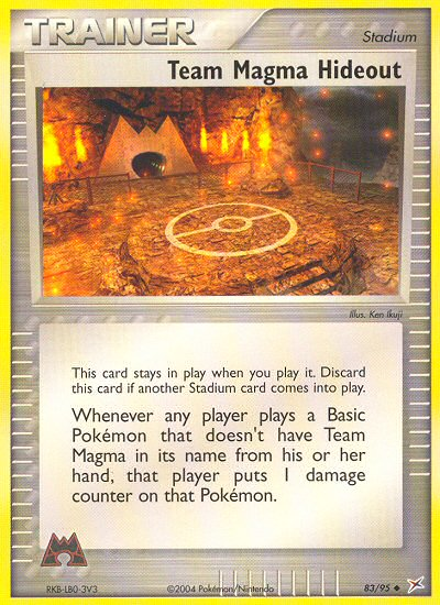 Team Magma Hideout (83/95) EX: Team Magma vs Team Aqua、mySite、waistdrama