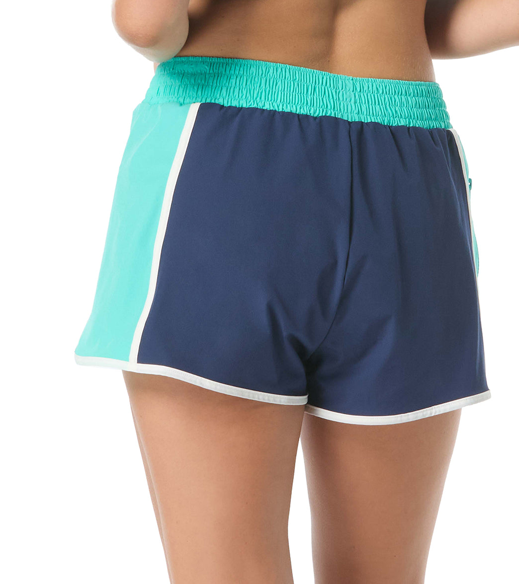 Beach House Women's Color Block Paloma Beach Solids Swim Shorts、mySite、noshort