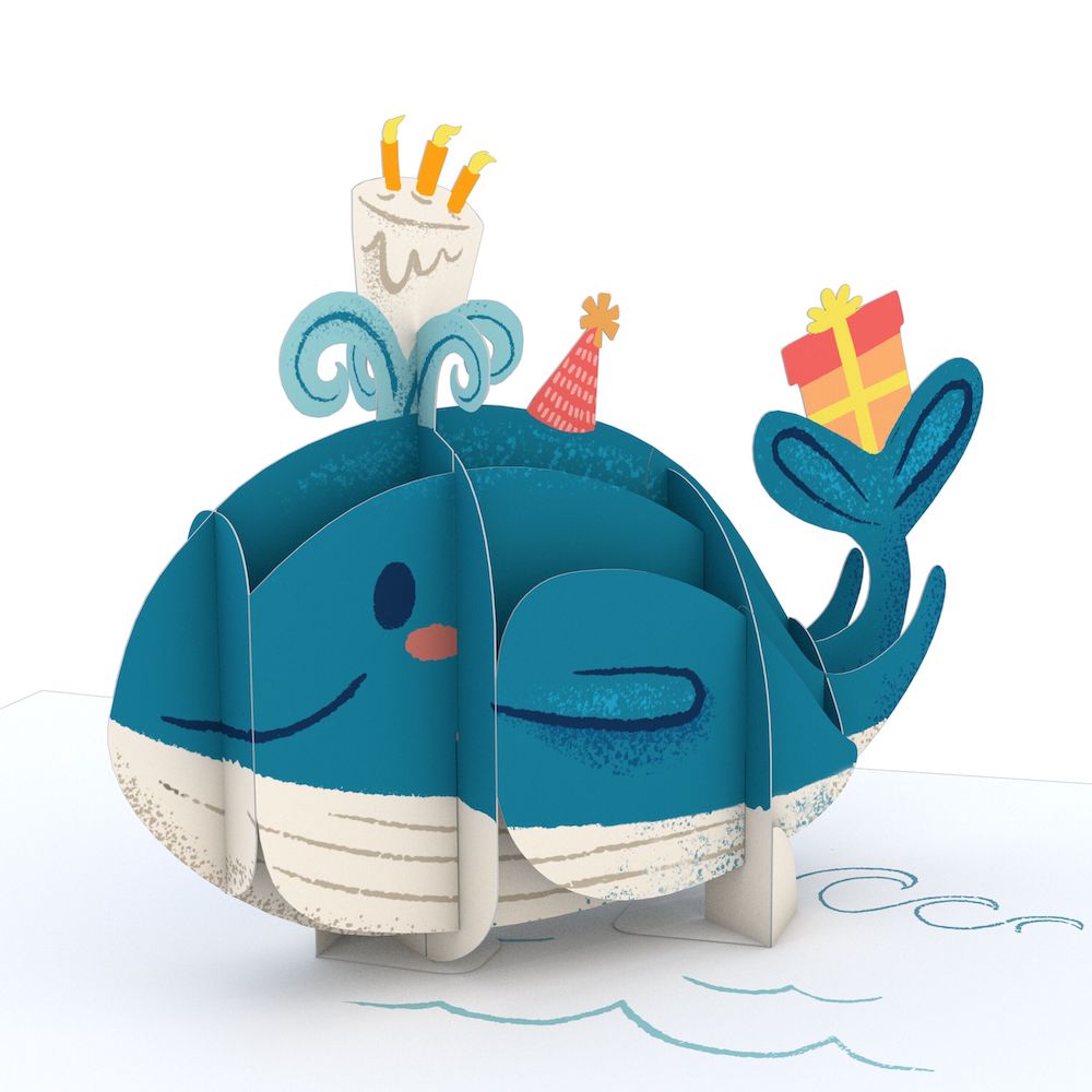 Whale of a Birthday: Paperpop® Card、mySite、solidvoid