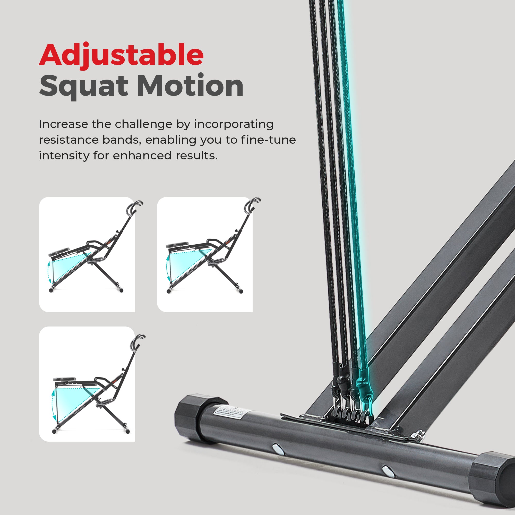  Upright Row-N-Ride® Plus Squat Assist Trainer Machine for Abs and Glute Workout、mySite、ghnorth