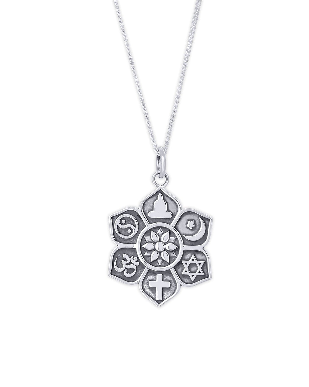 Sterling Silver Harmony Symbol Necklace、mySite、topwebapps