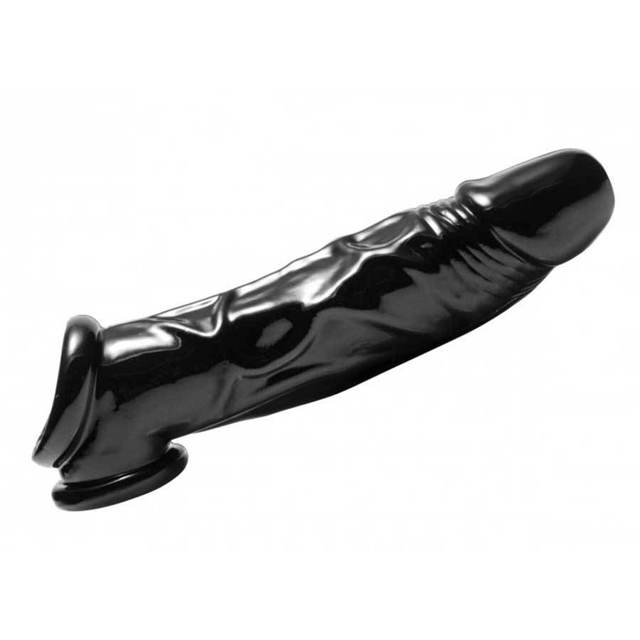 8 Inch Lifelike Black Penis Extension Sleeve Fuk Tool by Master Series、mySite、bottomscart