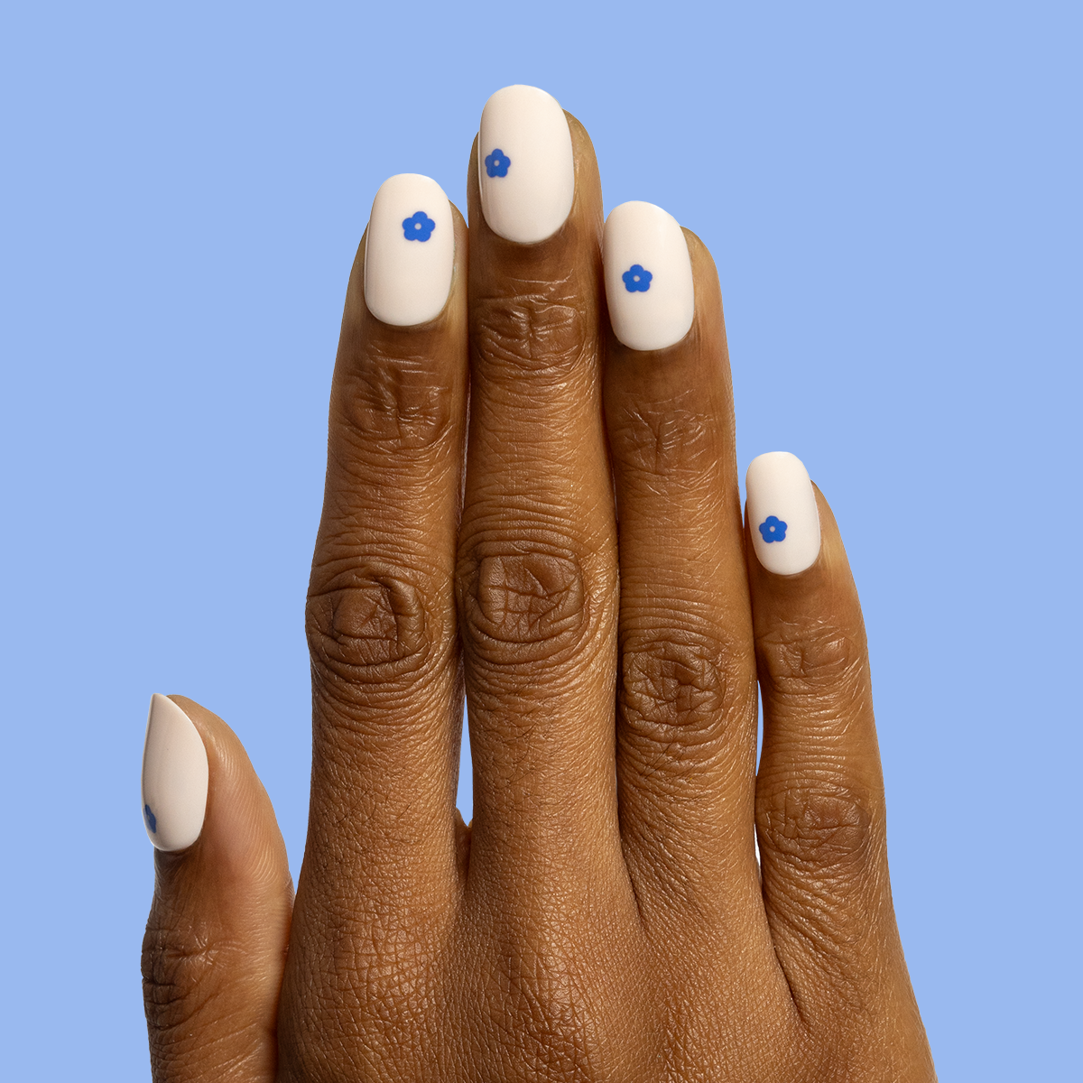 Mod Flowers - Tab Press-On | Short | Round - Part of Set、mySite、solidvoid